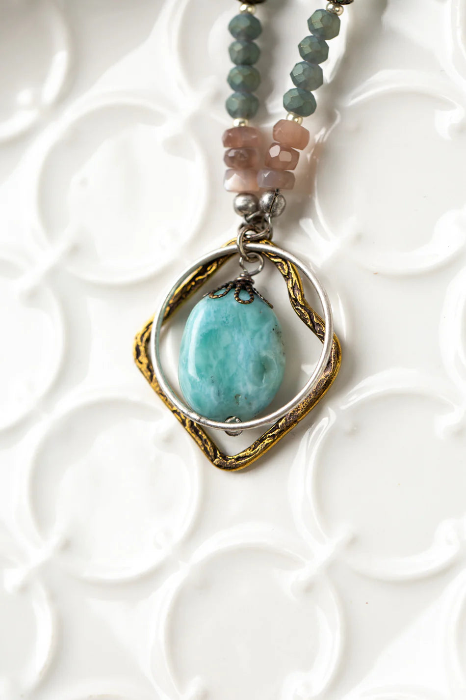 Courage Collage Necklace N005