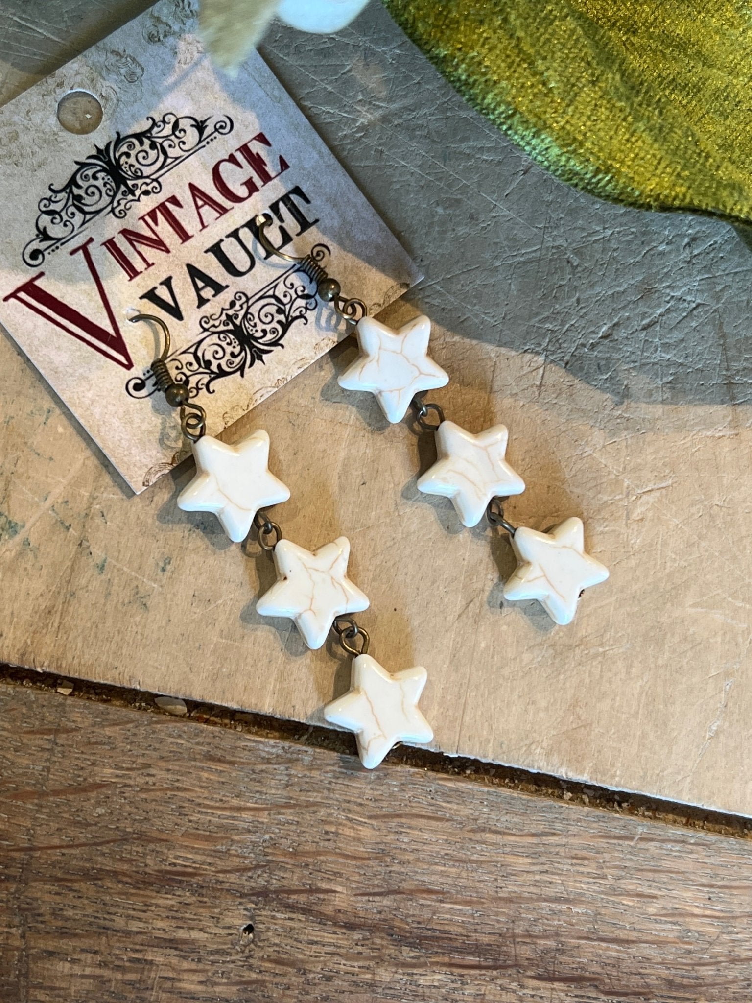 Star Drop Earrings - Vintage Vault Boutique