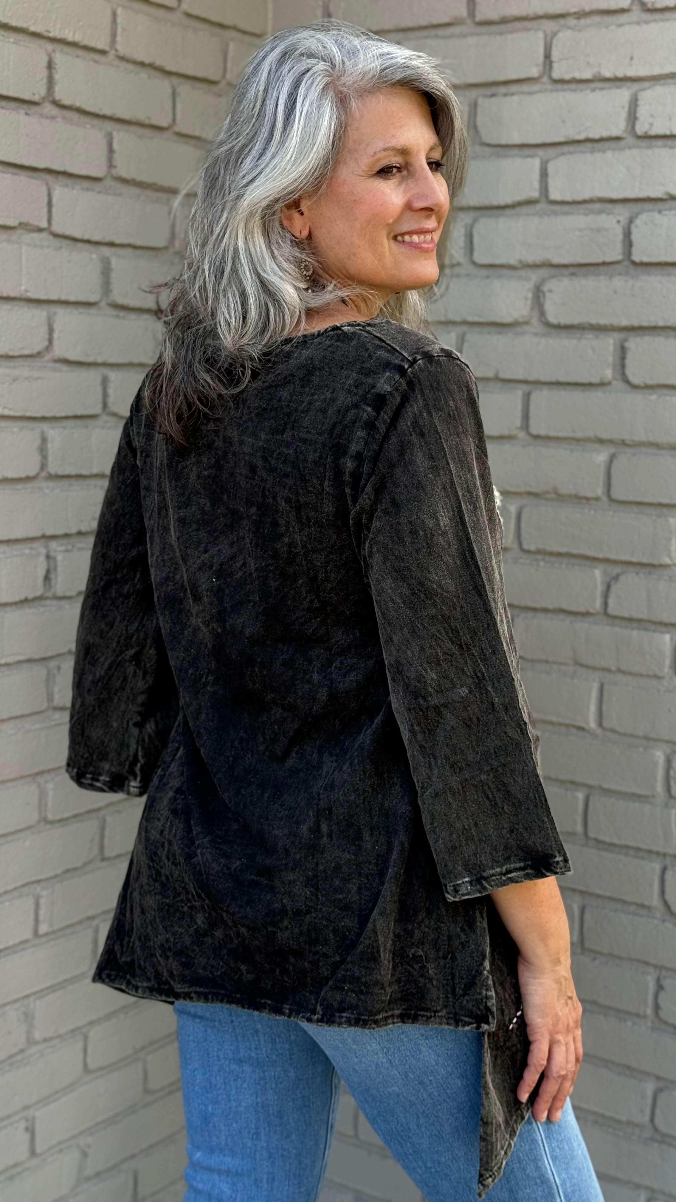 Flowers and a Hanging Pocket Top