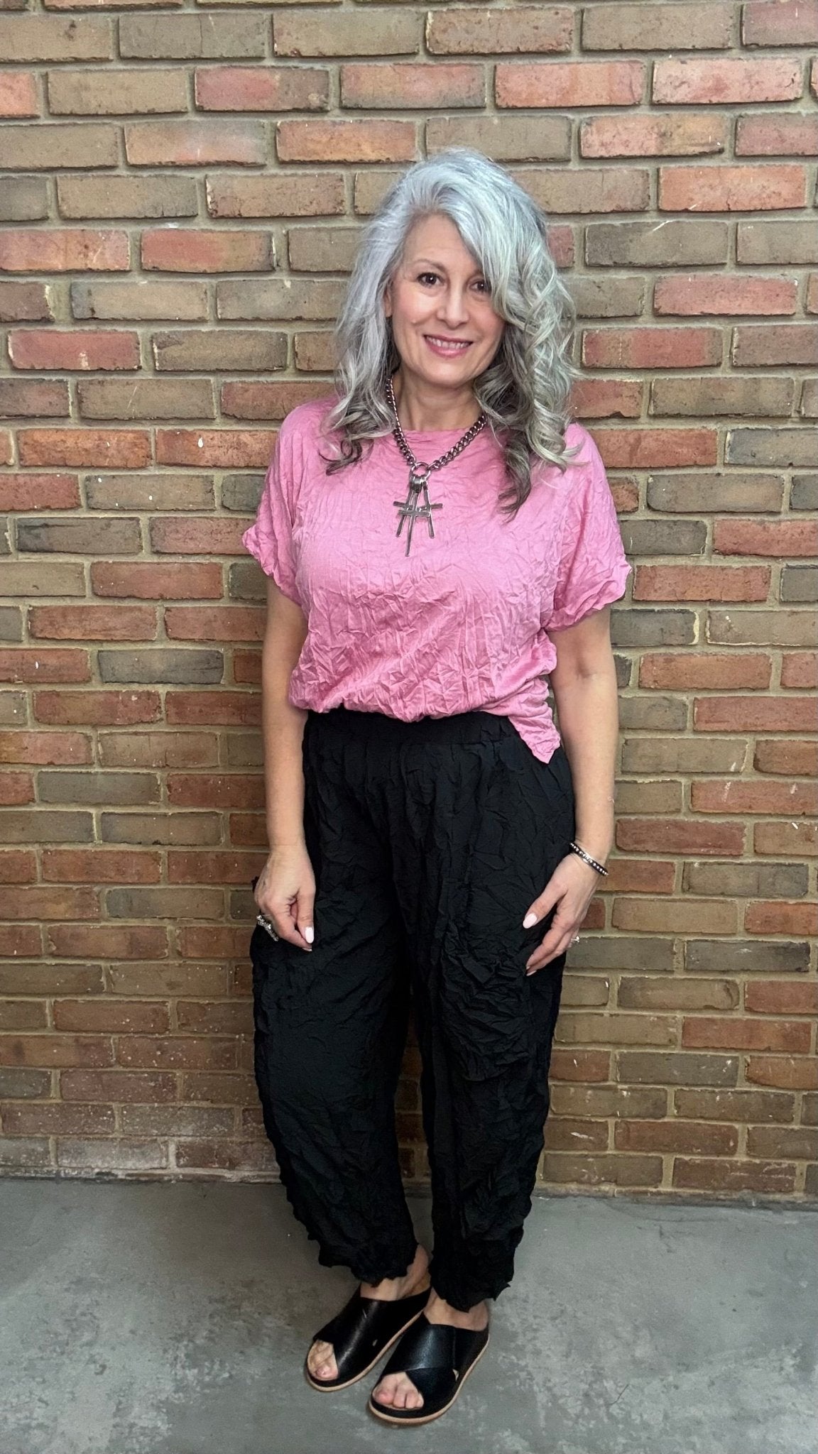Rose Dolman Sleeve Top - Vintage Vault Boutique