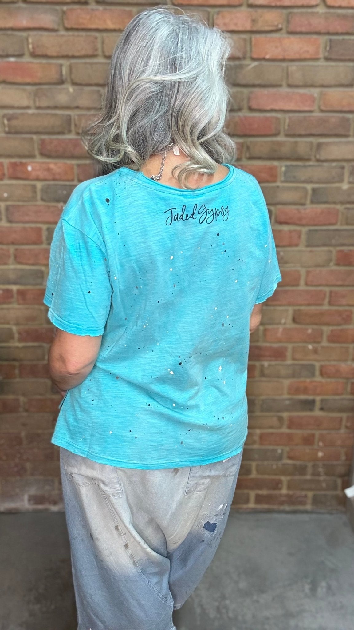 Vintage Hippie Tee-Island Berry - Vintage Vault Boutique