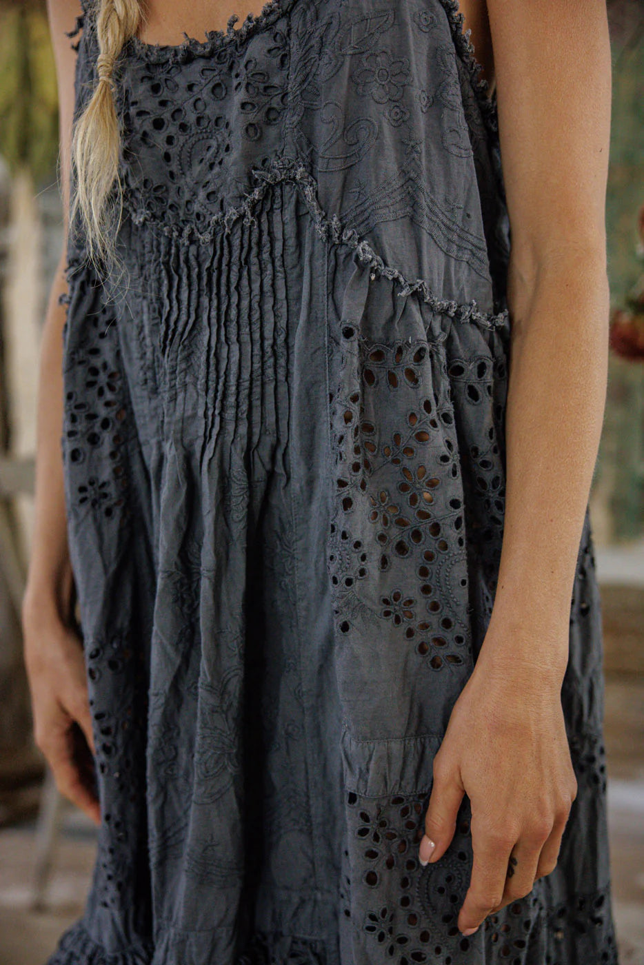 Dress 1282 Eyelet Emb Esti Cami Dress Ozzy