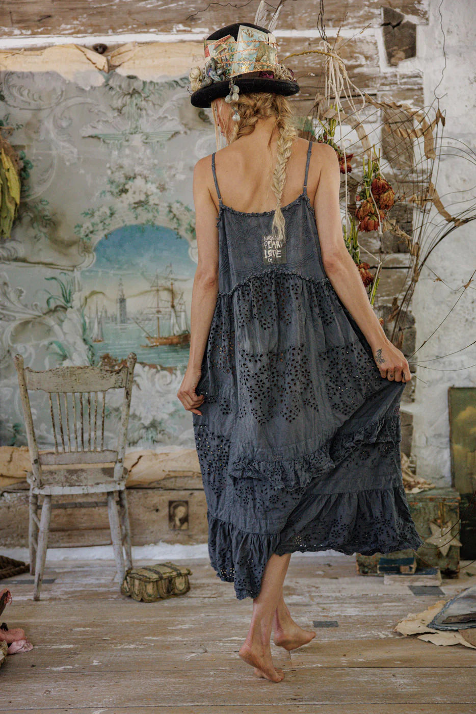Dress 1282 Eyelet Emb Esti Cami Dress Ozzy