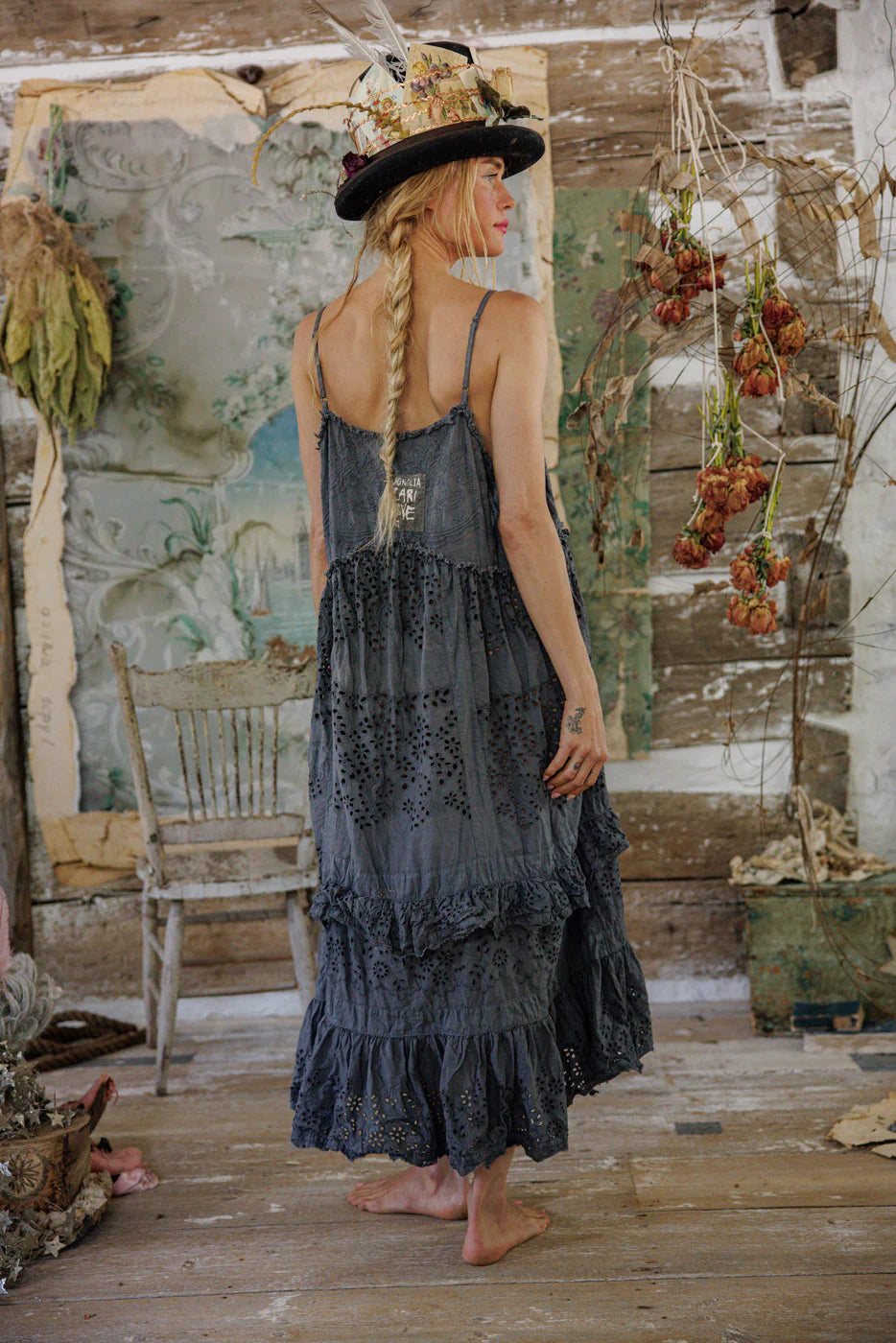 Dress 1282 Eyelet Emb Esti Cami Dress Ozzy