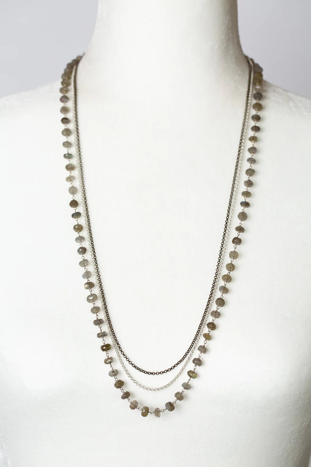 Dunes Multistrand Necklace N003 - Vintage Vault Boutique