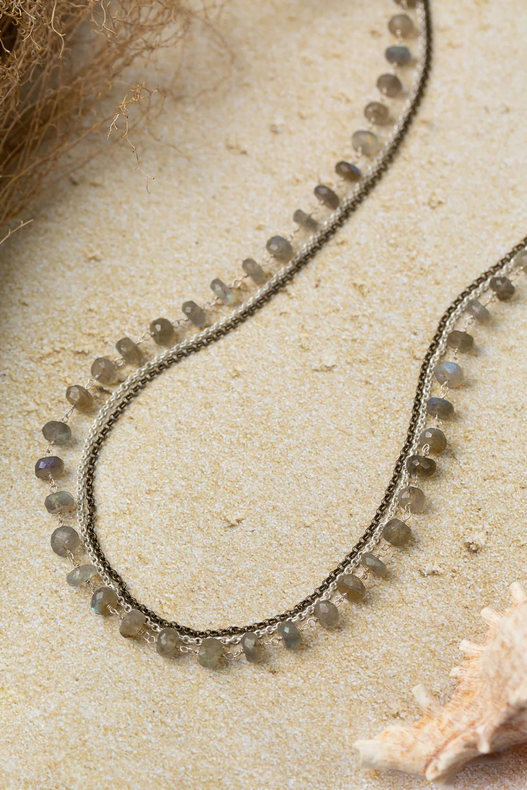 Dunes Multistrand Necklace N003 - Vintage Vault Boutique