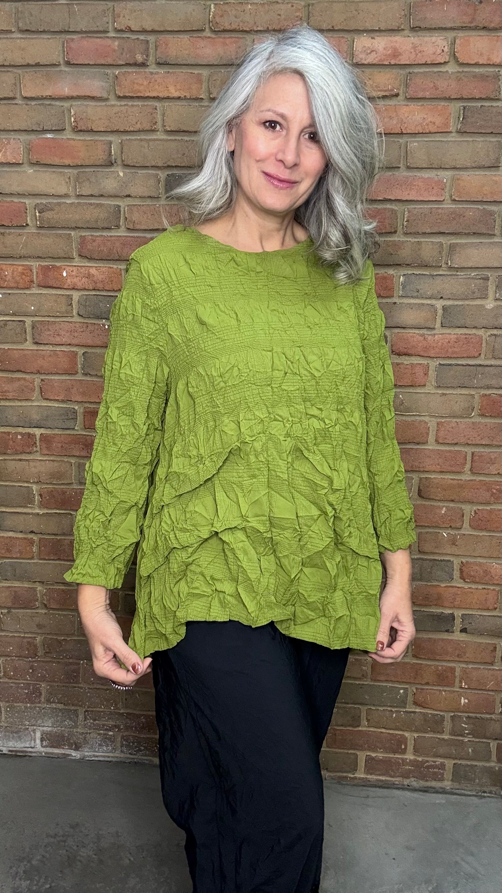 Calista Tucked Top Grass