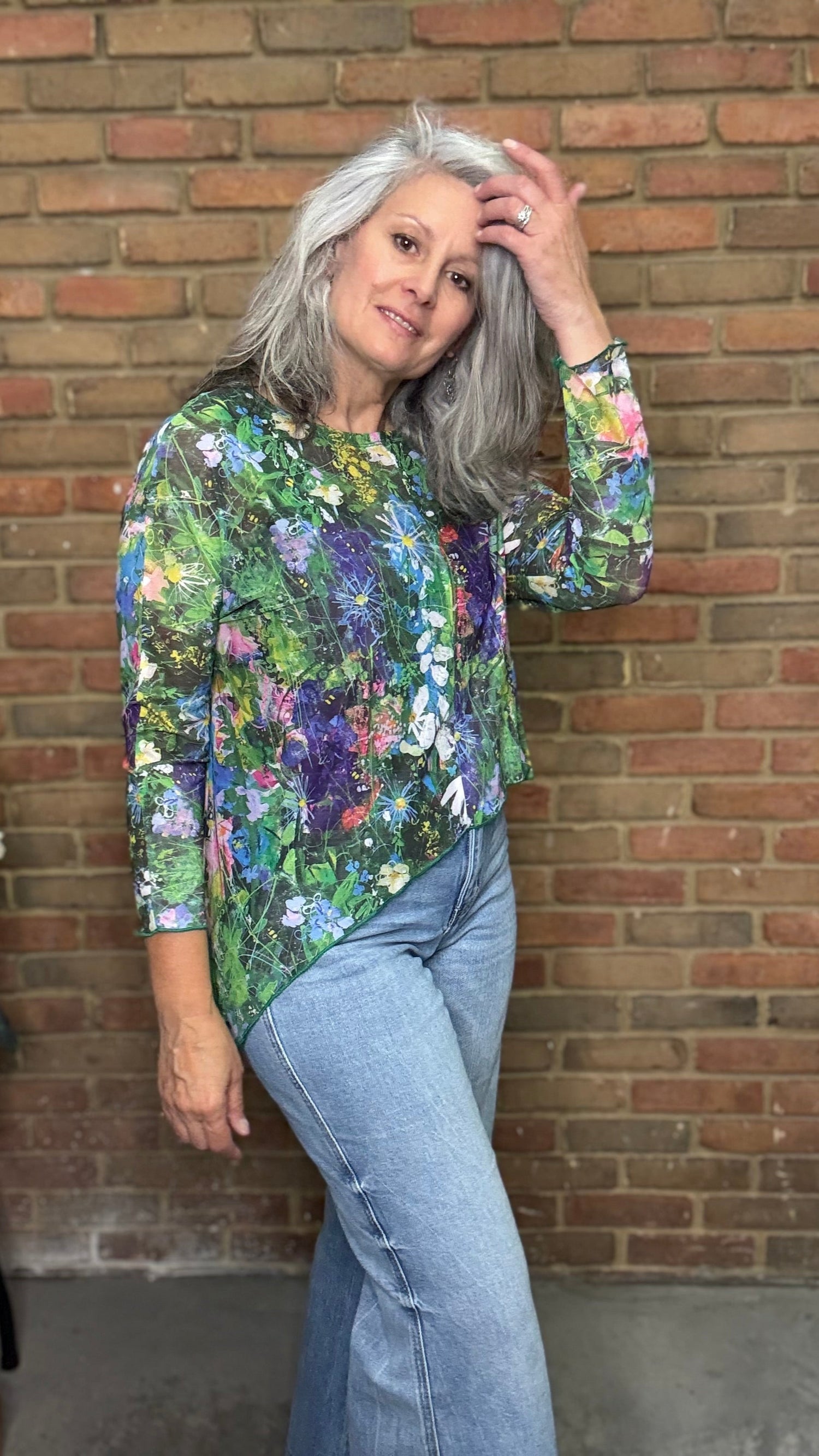 Floral Mesh Topper