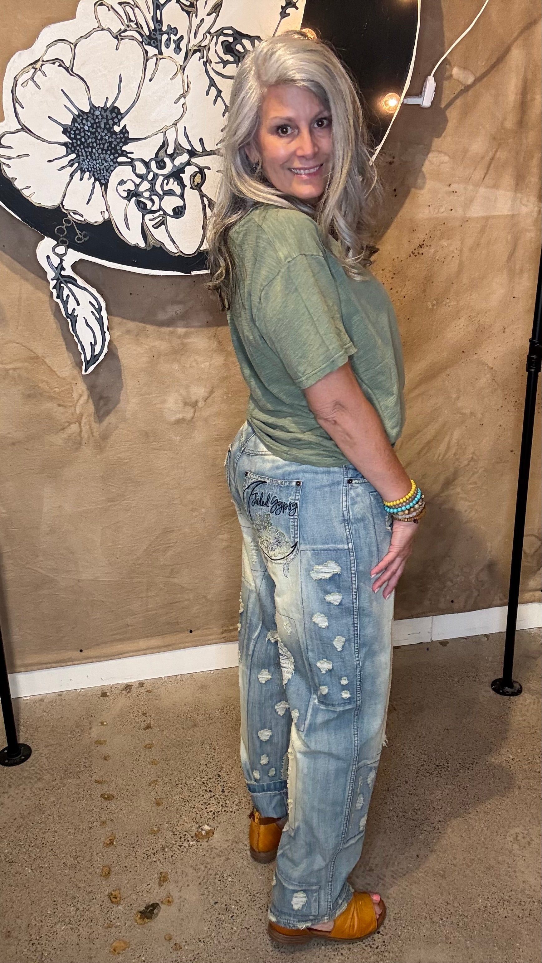 Peace & Love Jeans Plain
