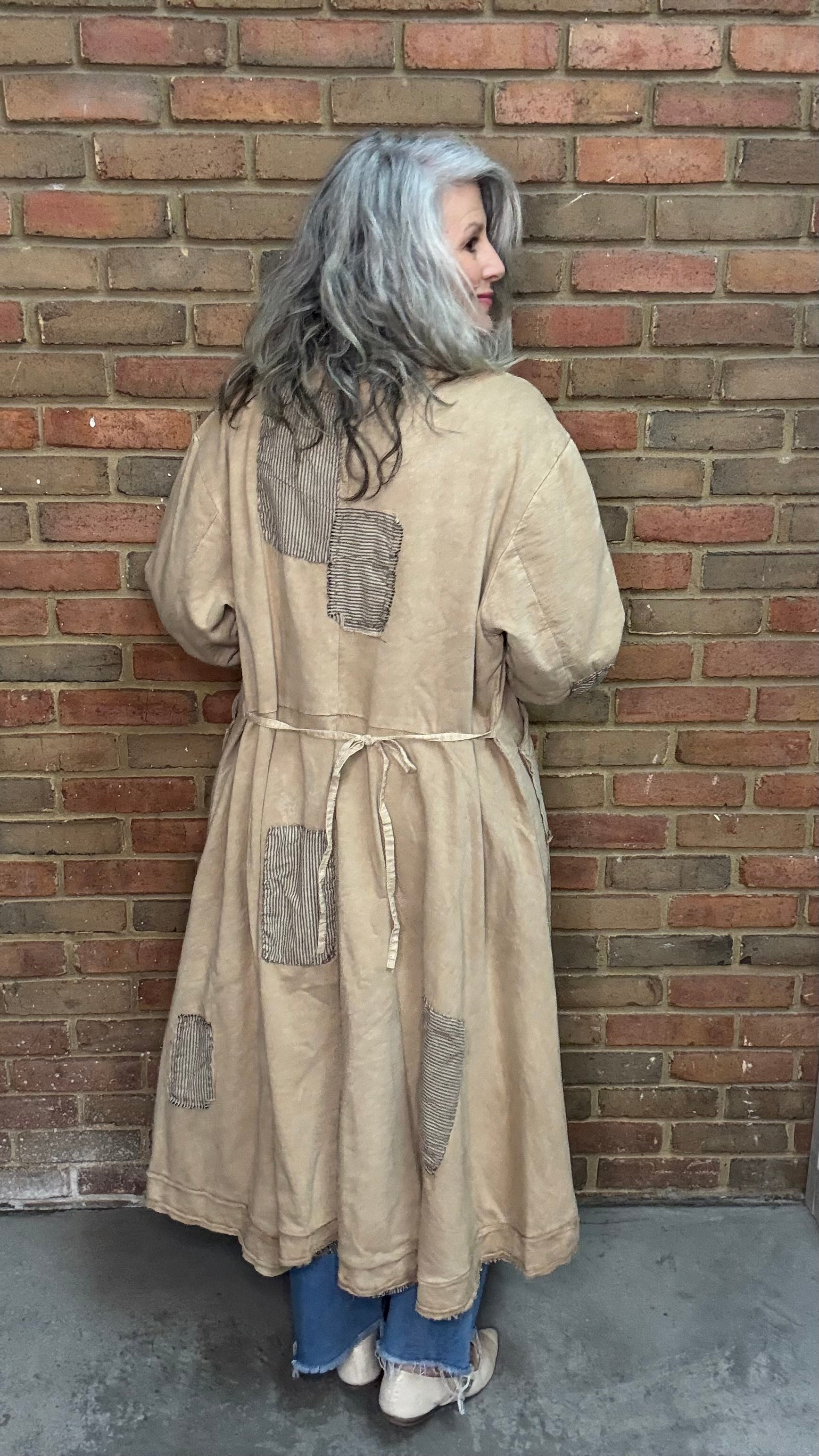 Double Sided Patchwork Jacket