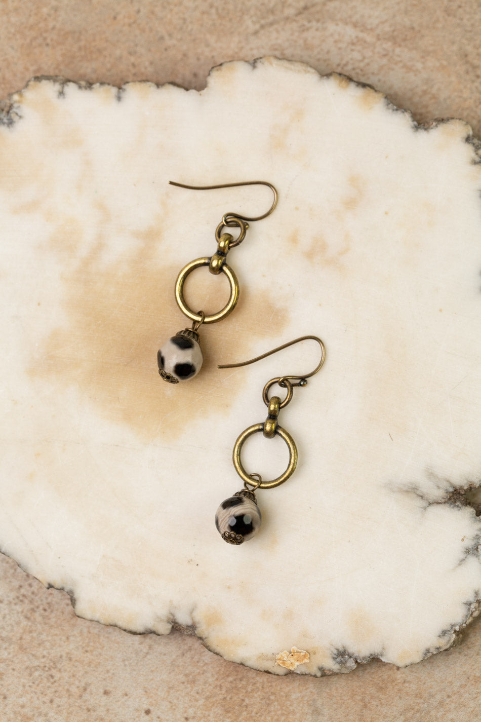 Espresso Simple Earrings 010E
