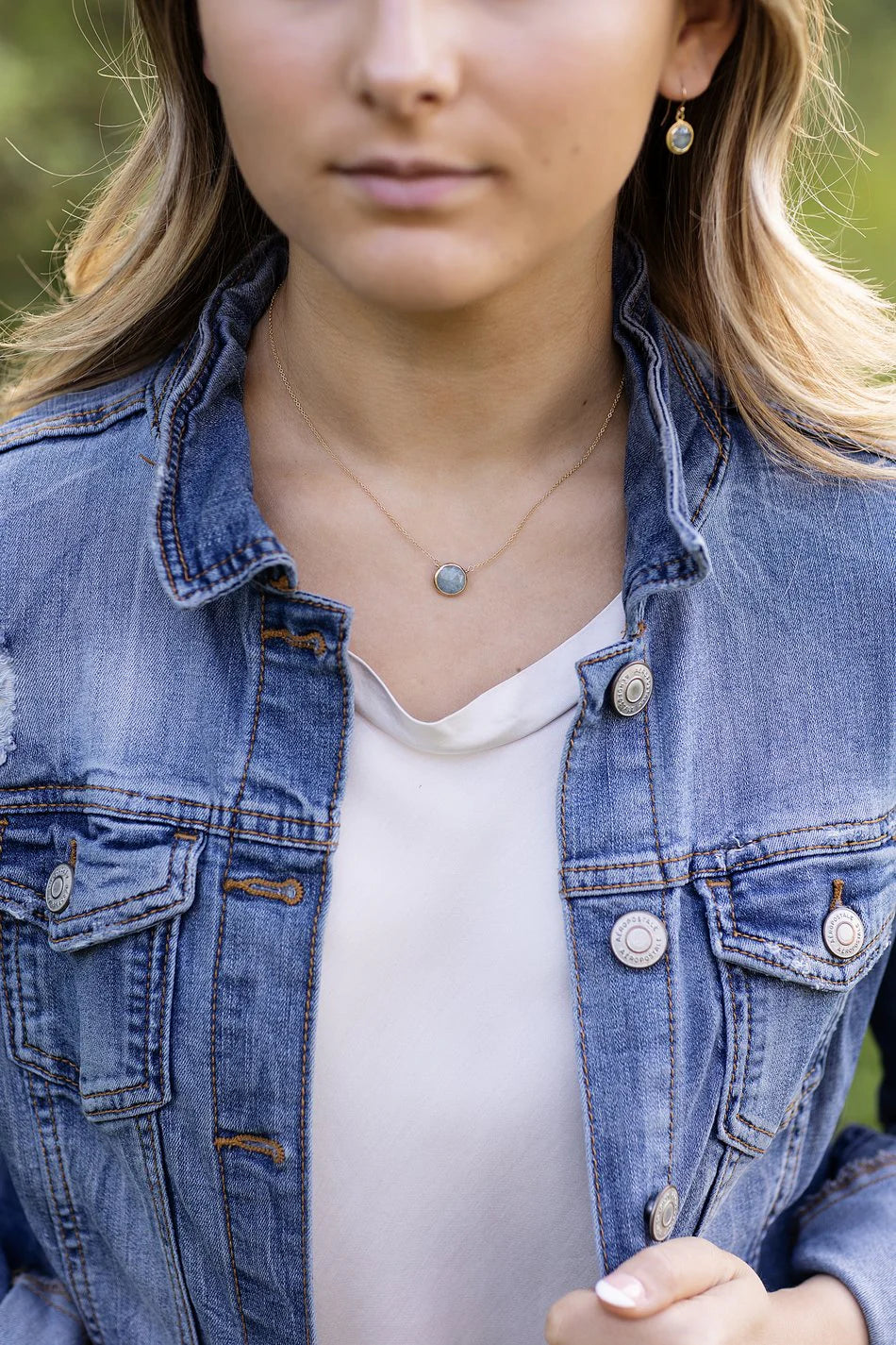 Favorites Aquamarine Necklace N009G