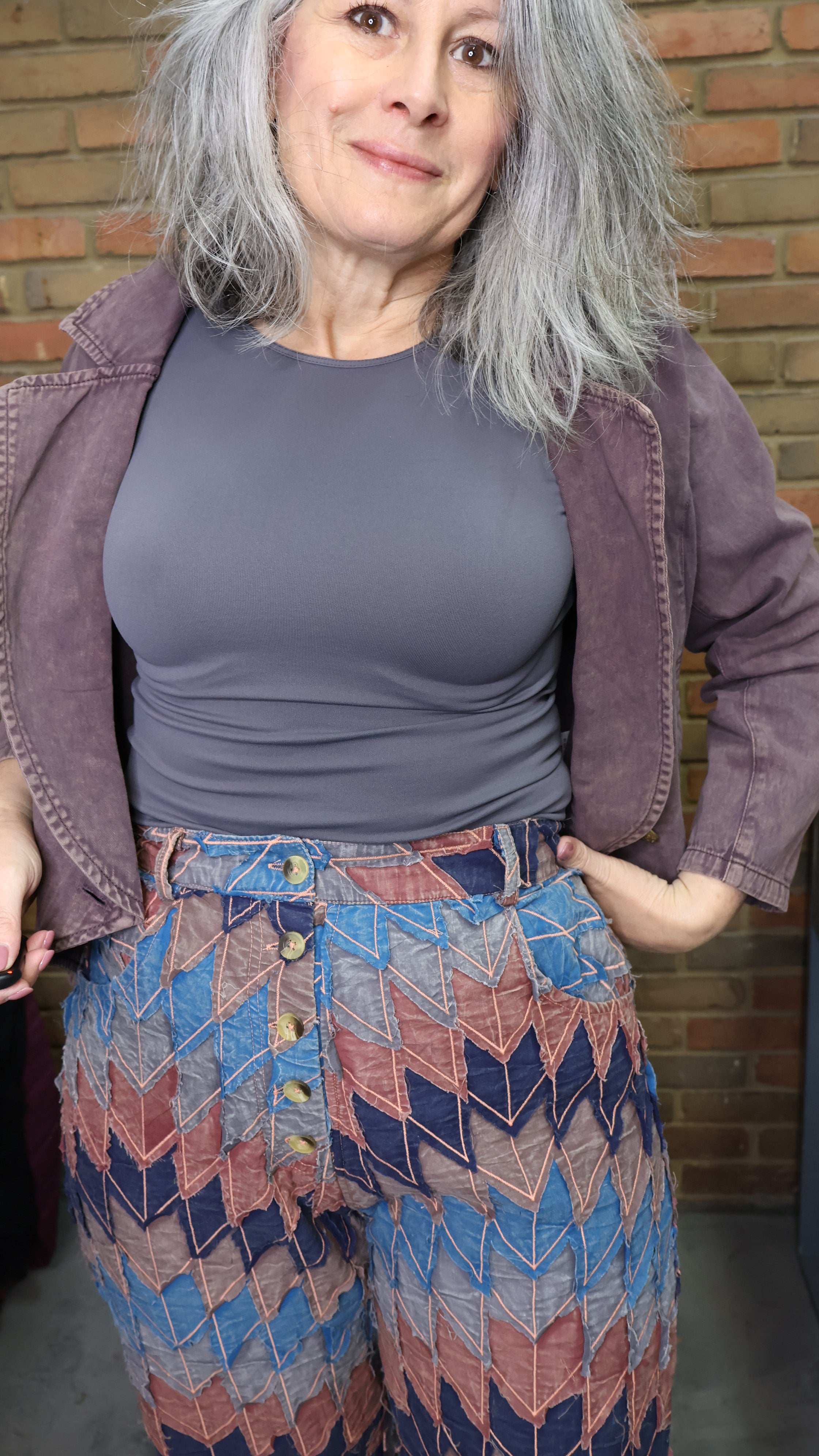 Plum Lone Star Pants