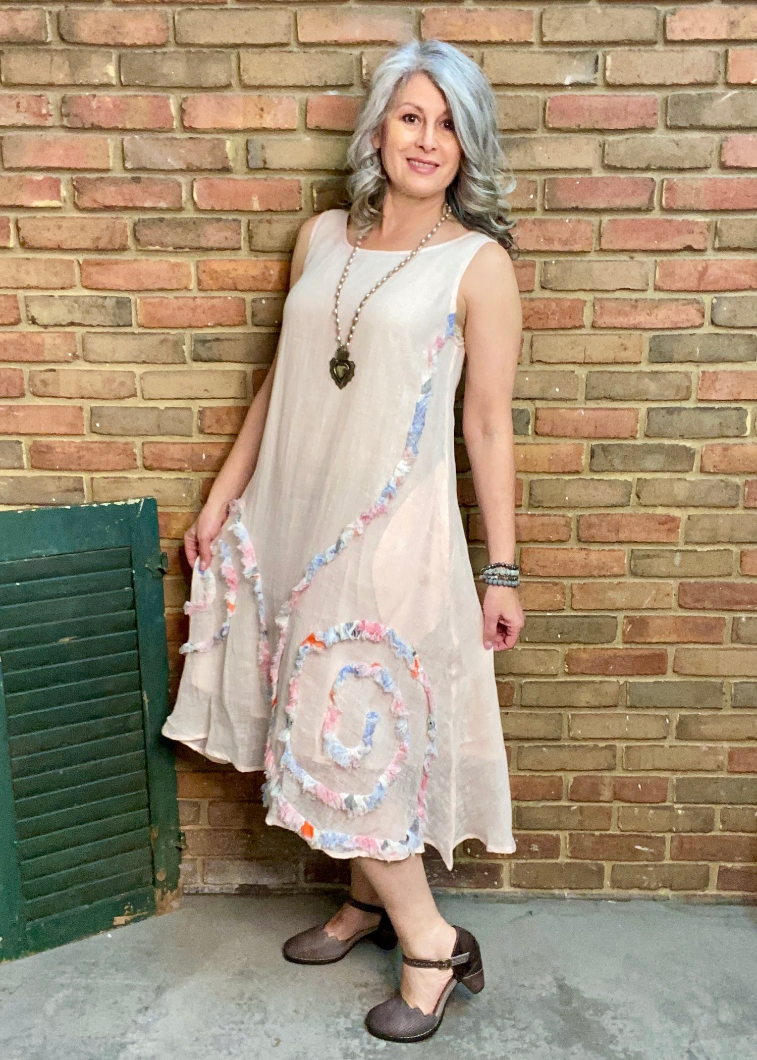 Pink Rainbow Dress  Medium