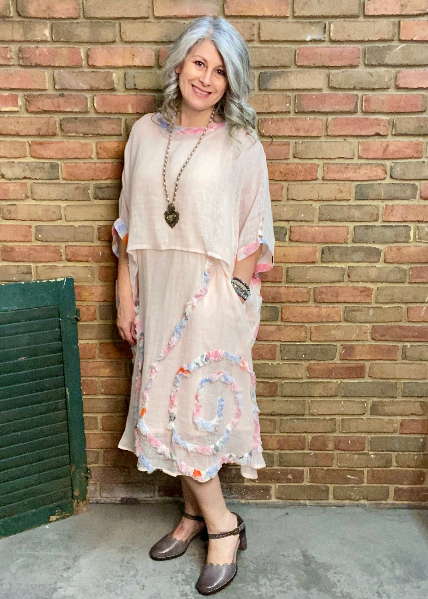 Pink Rainbow Dress  Medium