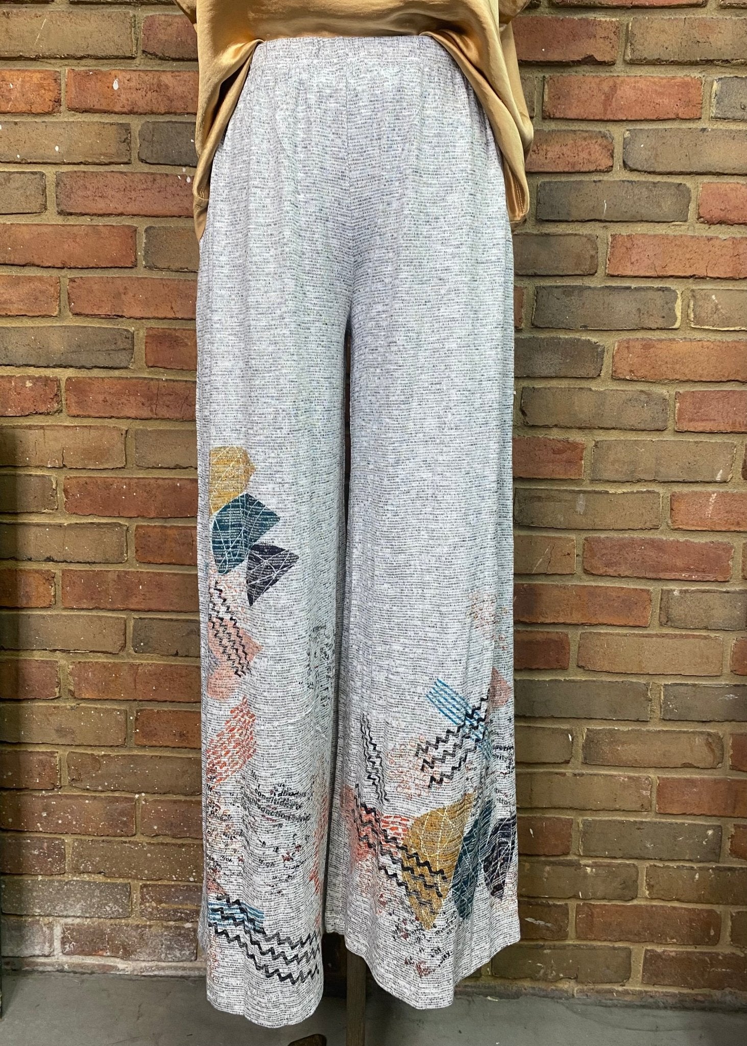 Apricot Wide Leg Palazzo Pant - Vintage Vault Boutique