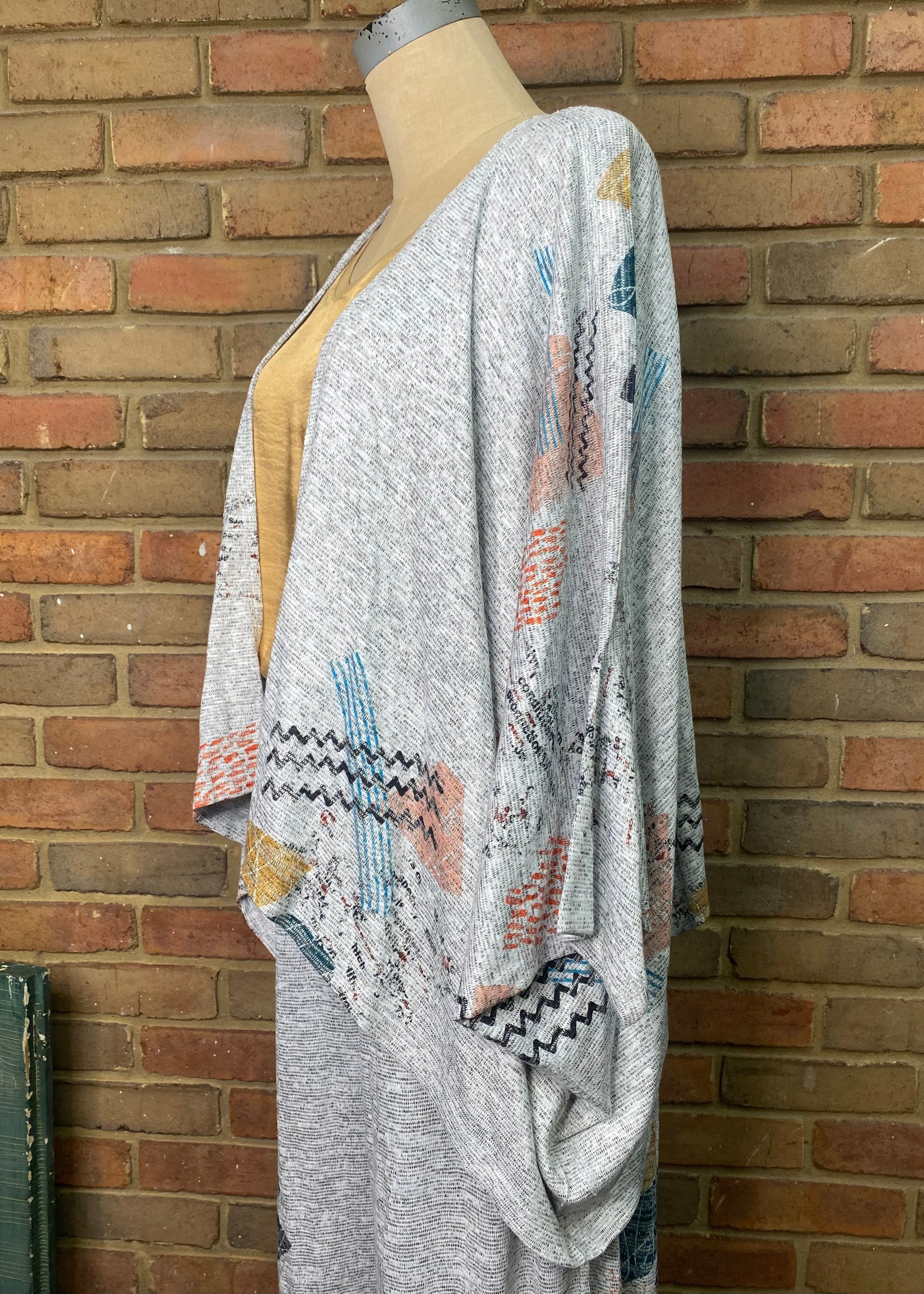 Apricot Drop Shoulder Cardigan