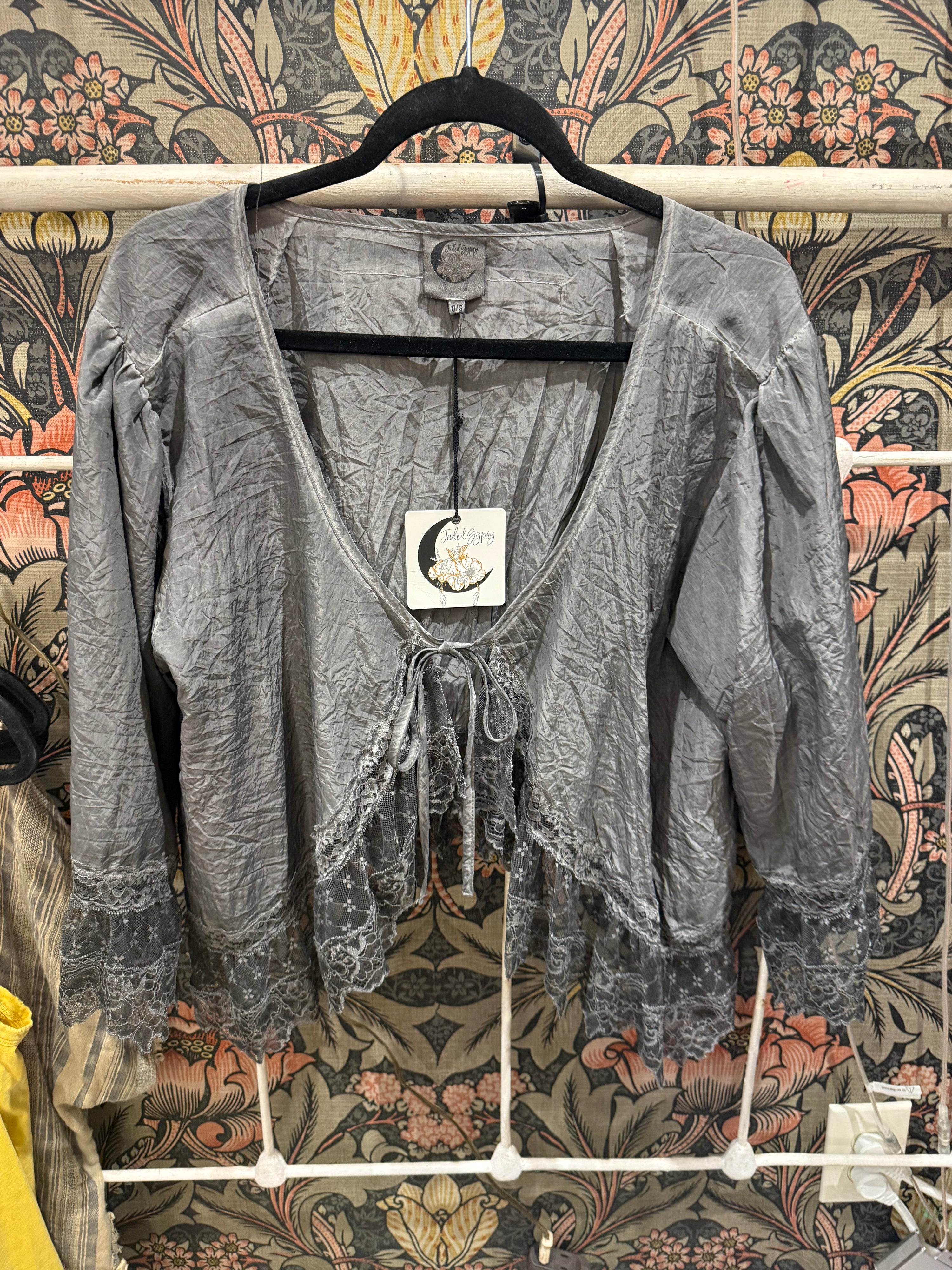 Alluring Romance Jacket - Charcoal