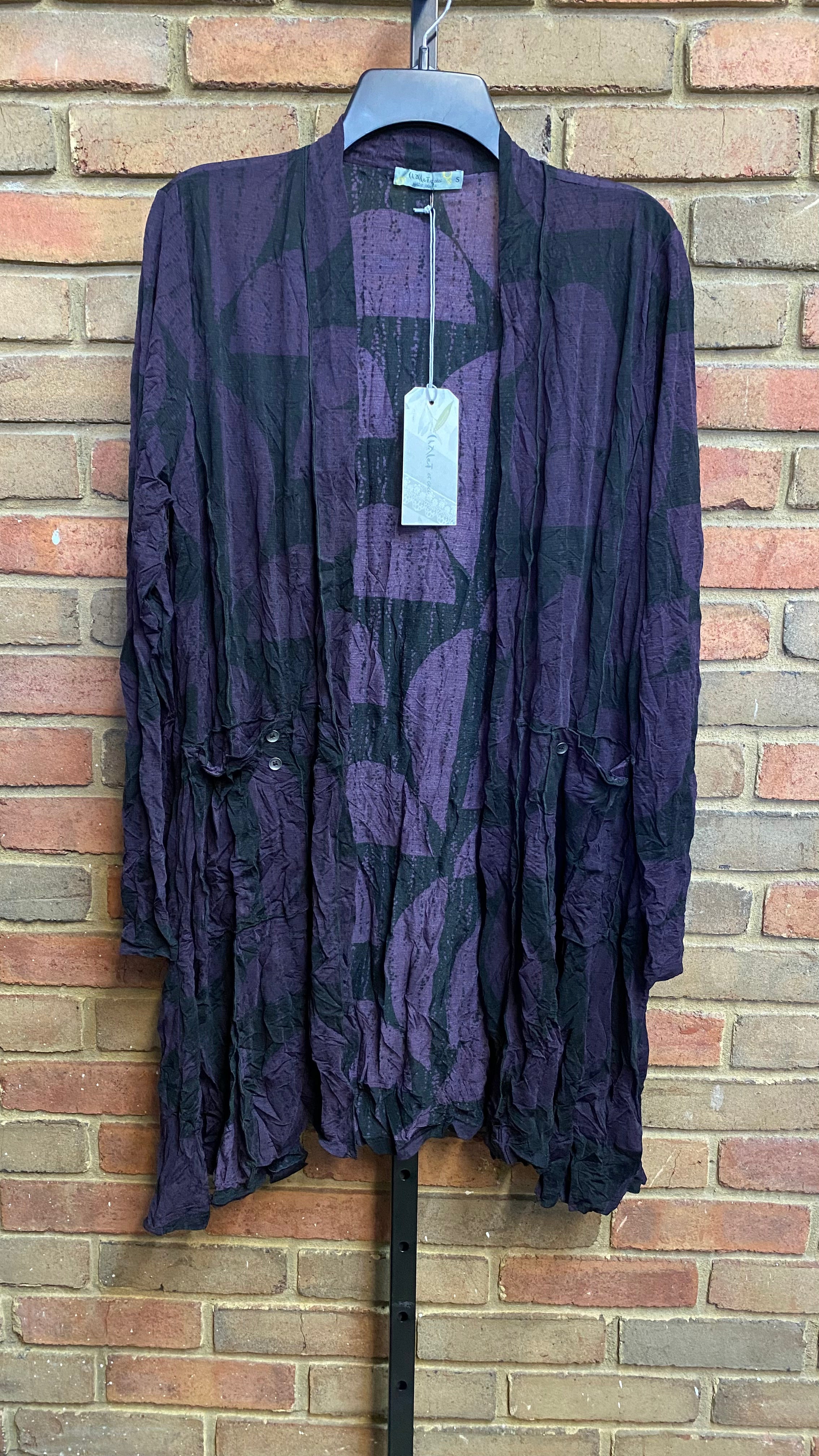 Amara Mesh Cardigan Maple Print