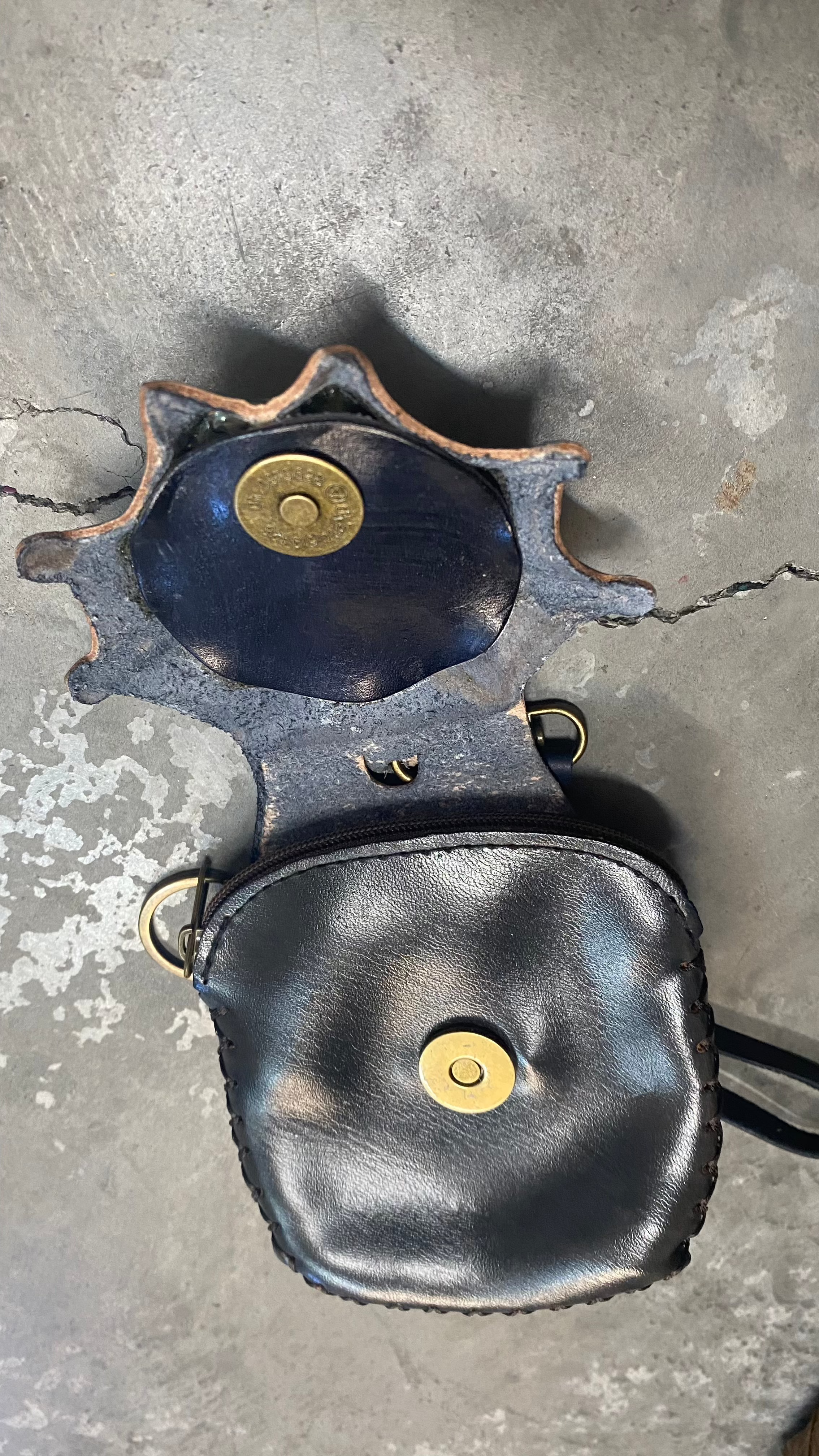 Bat Coin Purse Wristlet