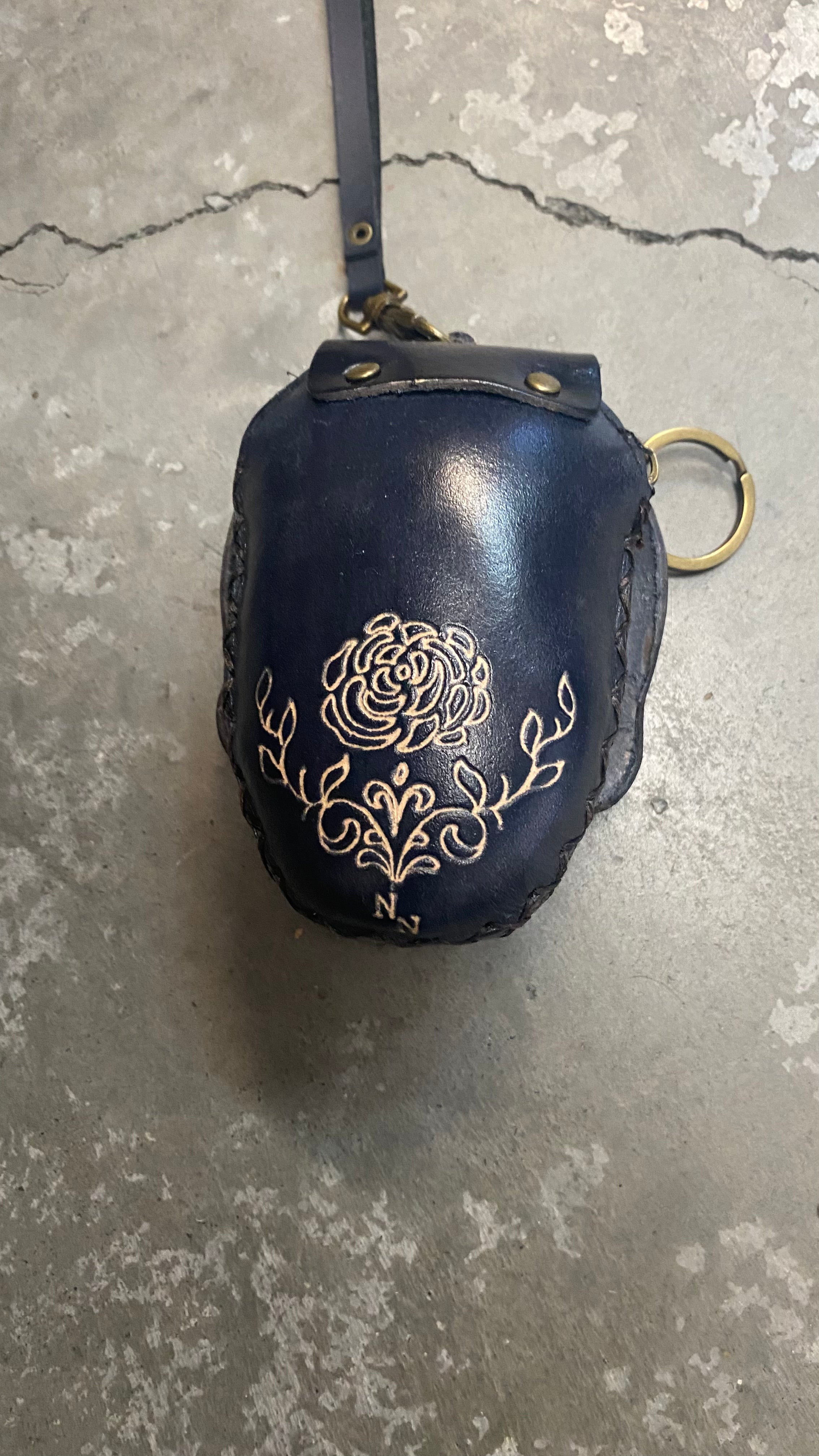 Sugar Skull Coin Wristlet