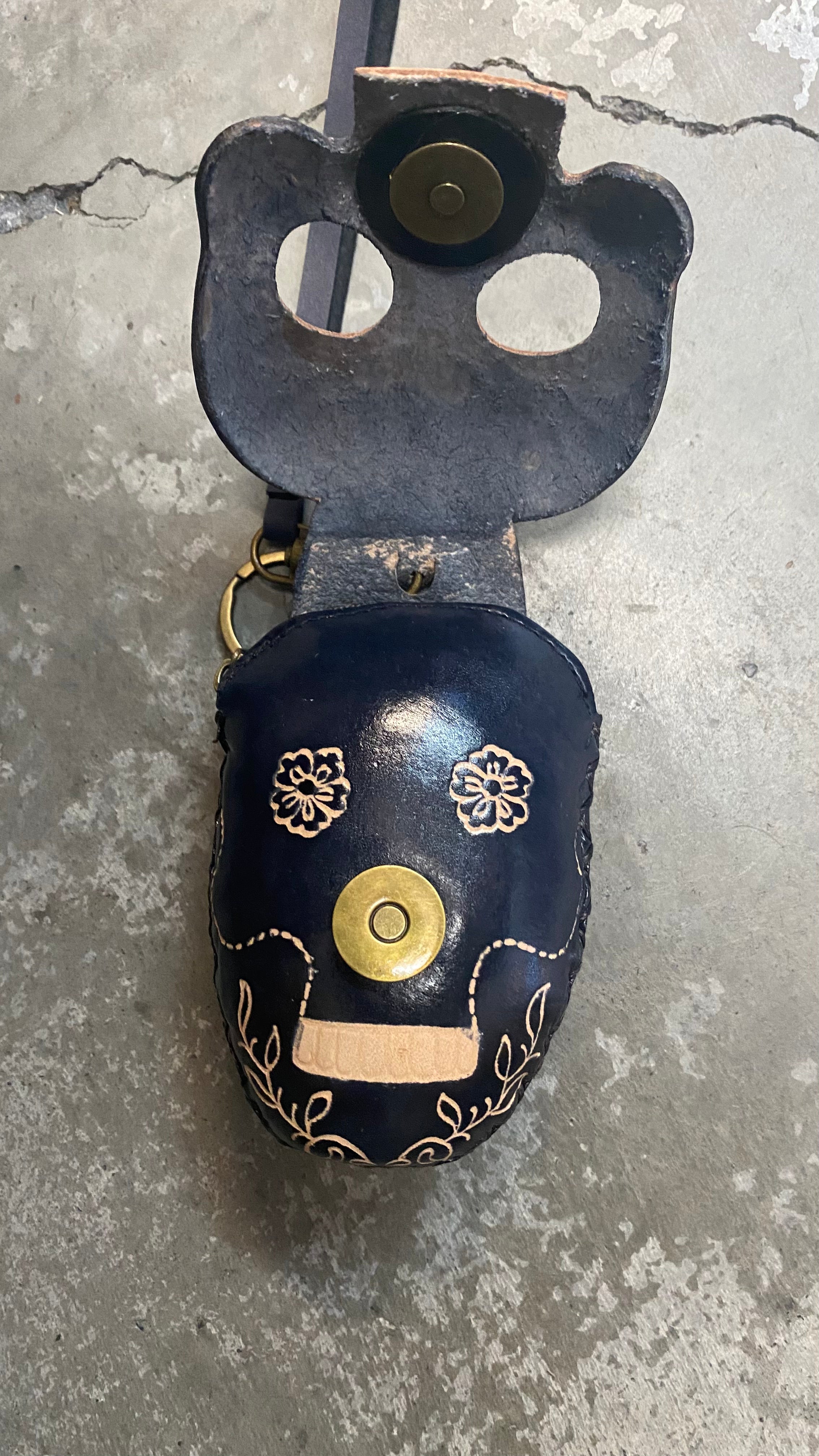 Sugar Skull Coin Wristlet