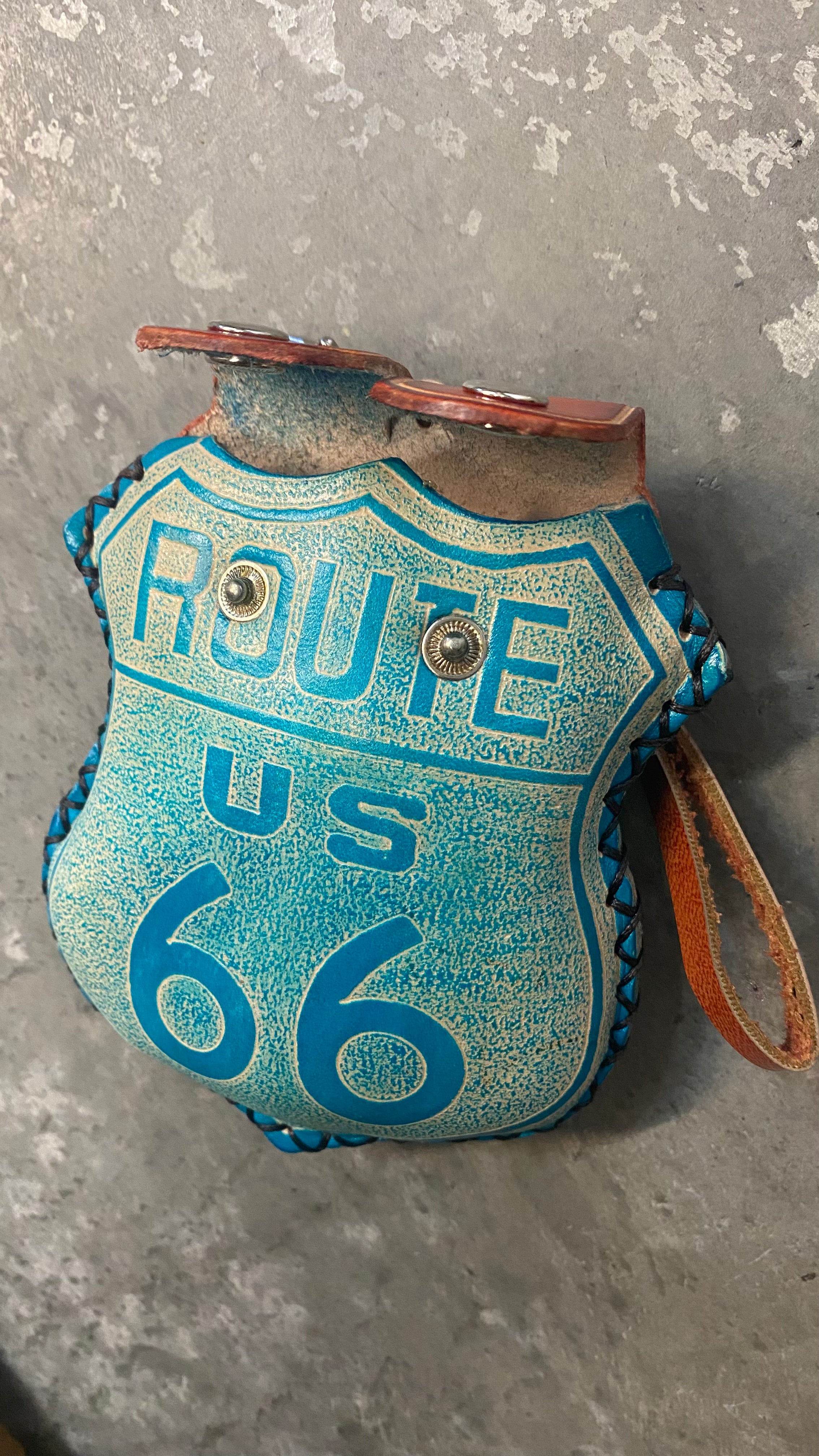 Route 66 Coin Purse Wristlet
