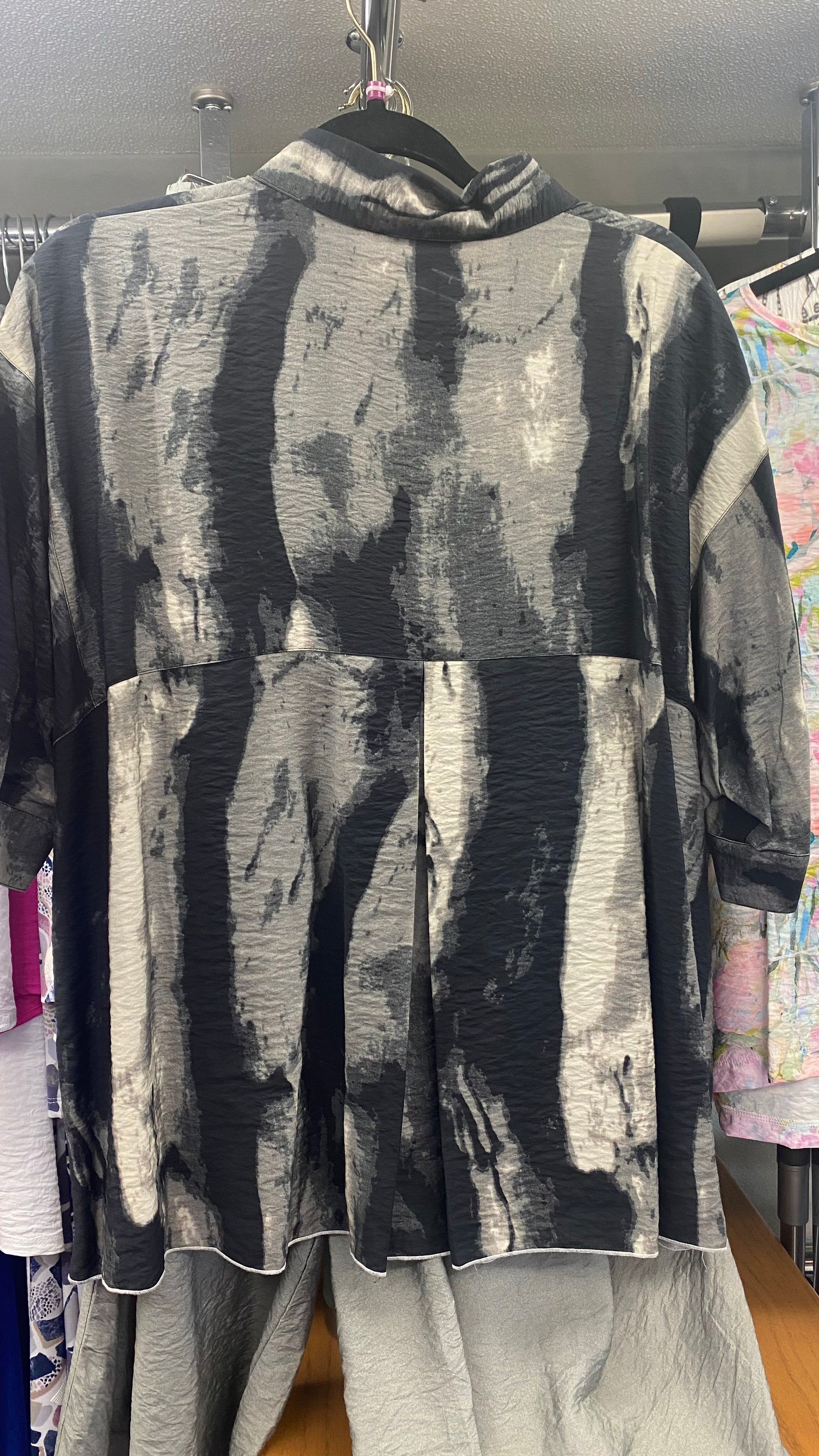 Grey Watercolor Shirt