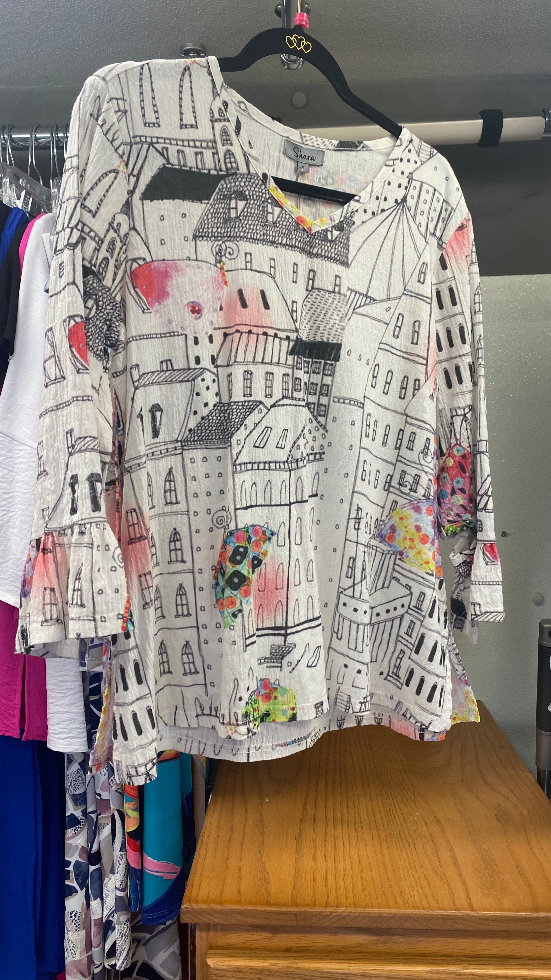 Butterfly Print Top