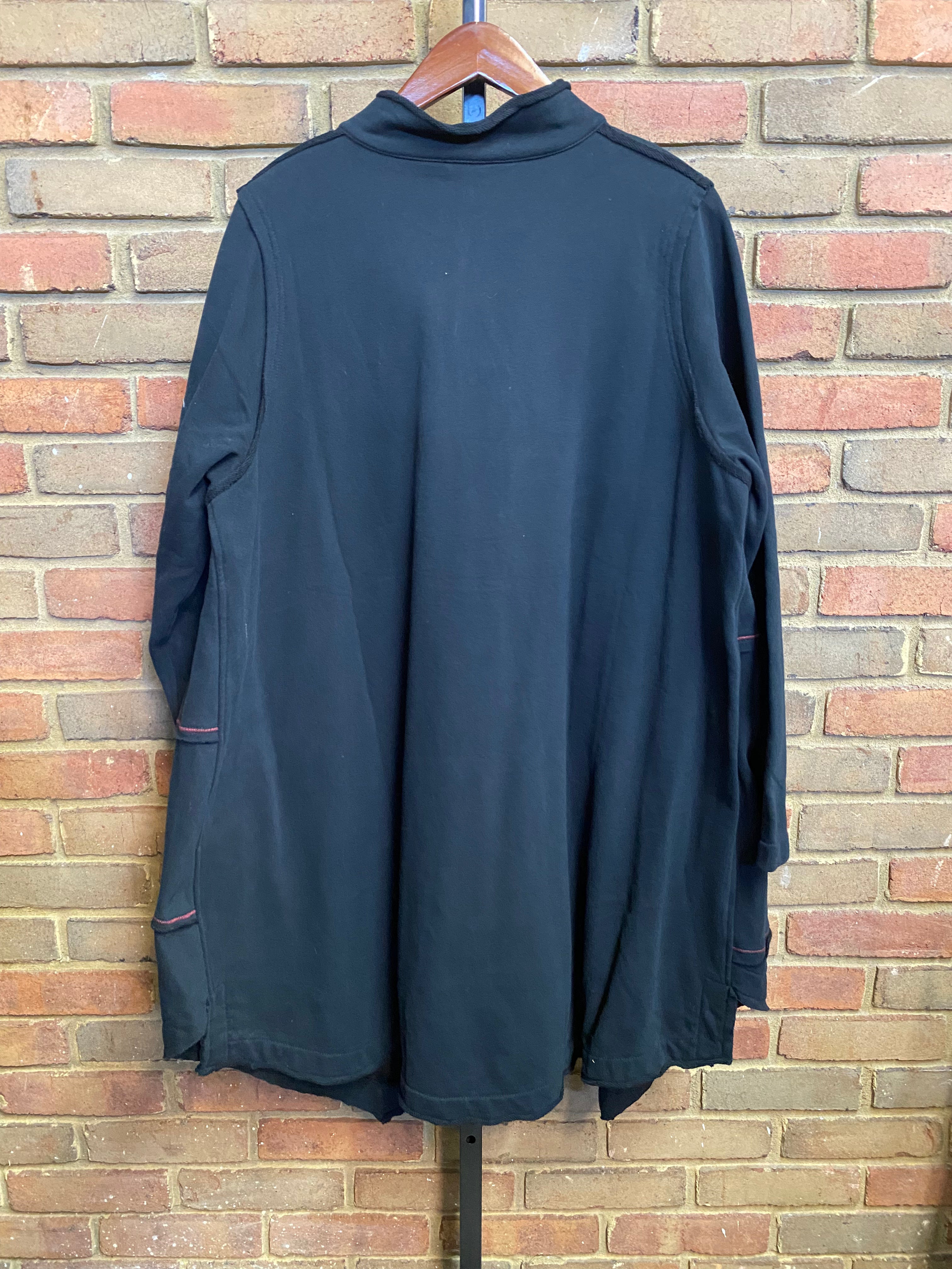 Reverse Seam Cotton Fleece Jacket