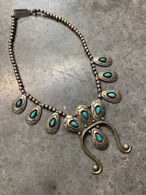 Vintage Squash Blossom Necklace - Vintage Vault Boutique