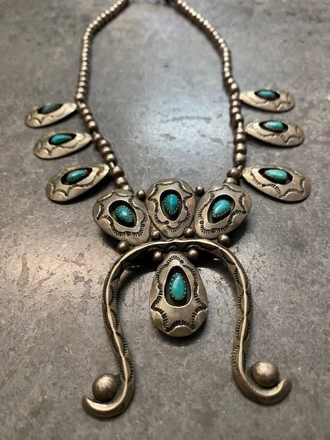 Vintage Squash Blossom Necklace - Vintage Vault Boutique
