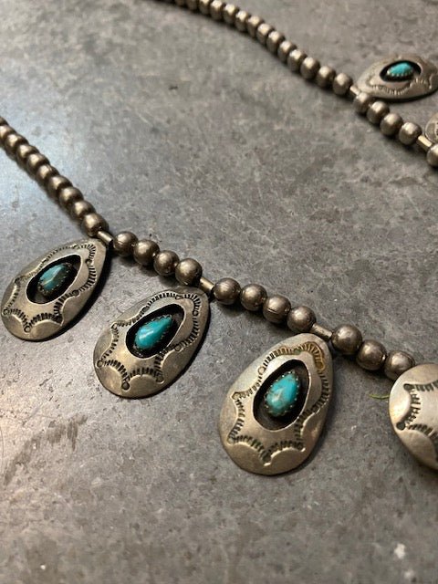 Vintage Squash Blossom Necklace - Vintage Vault Boutique