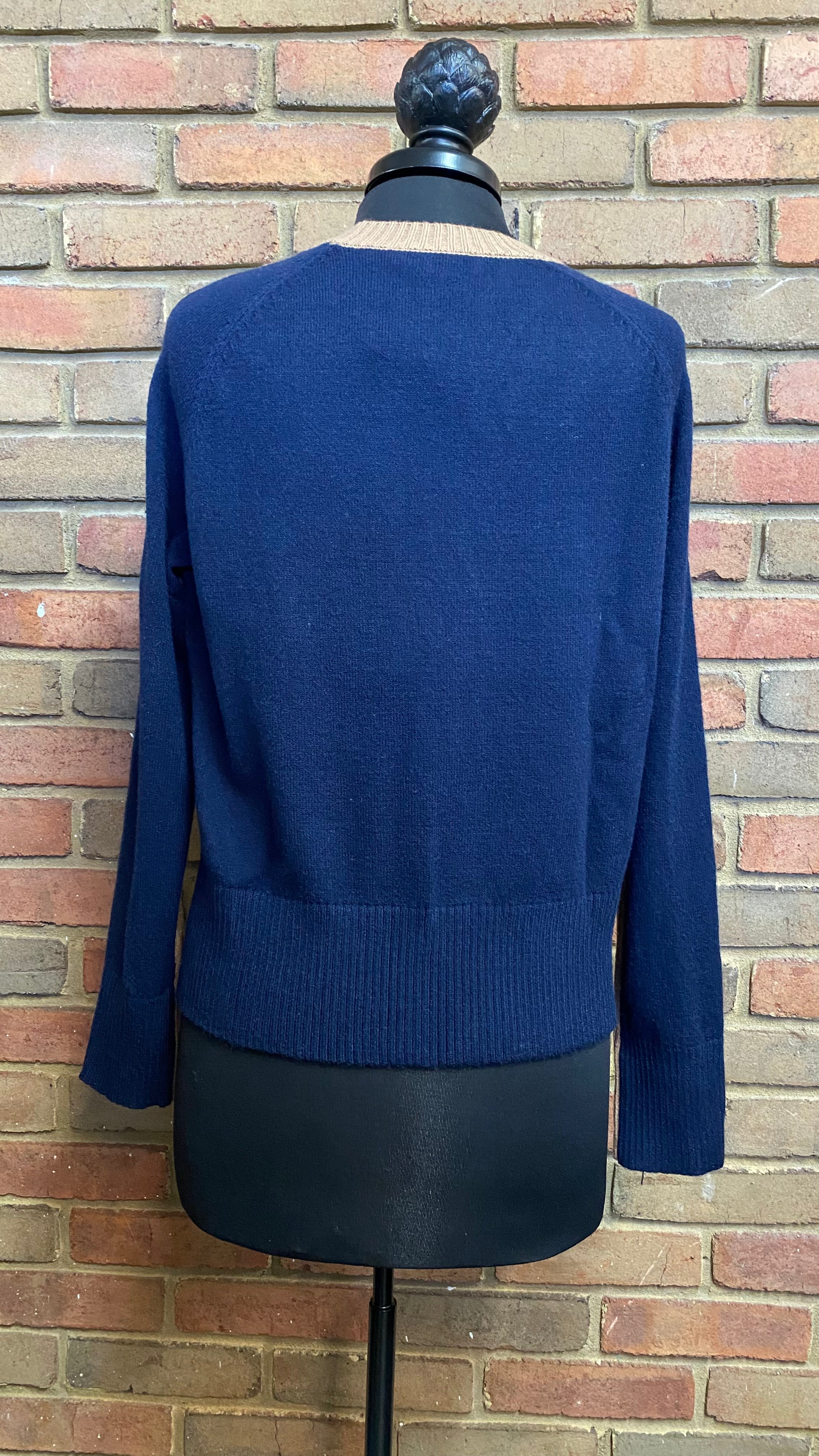 Raglan Sleeve Color Block Sweater