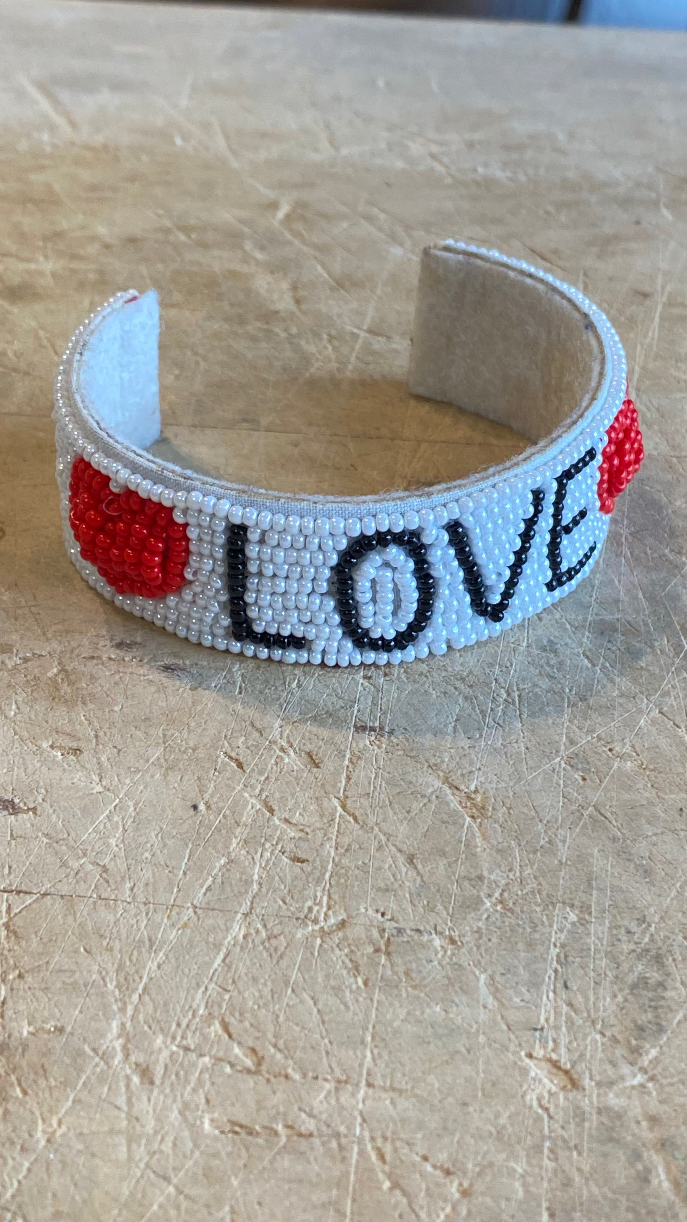 Beaded LOVE Bracelet