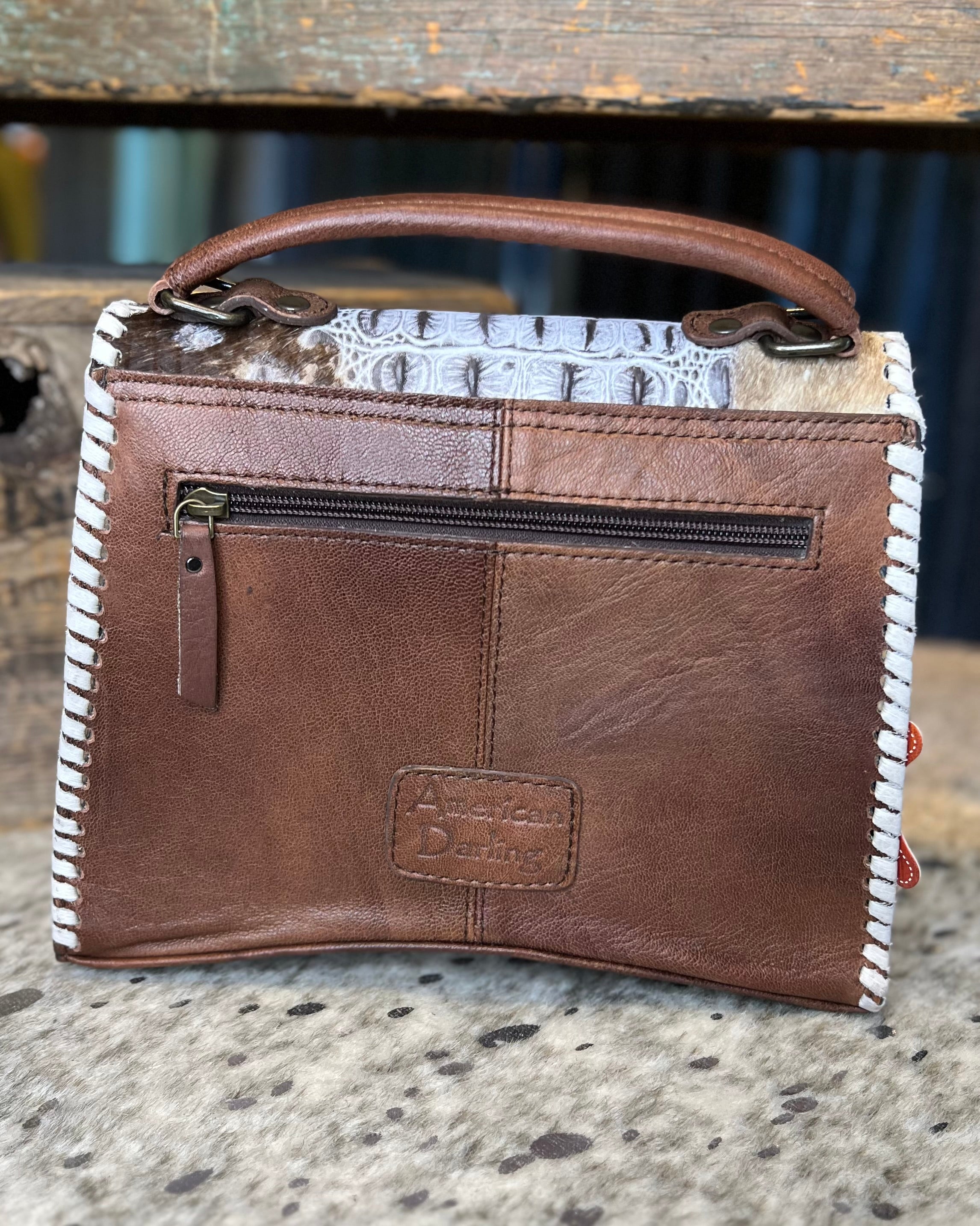 Mixed Hide Bag