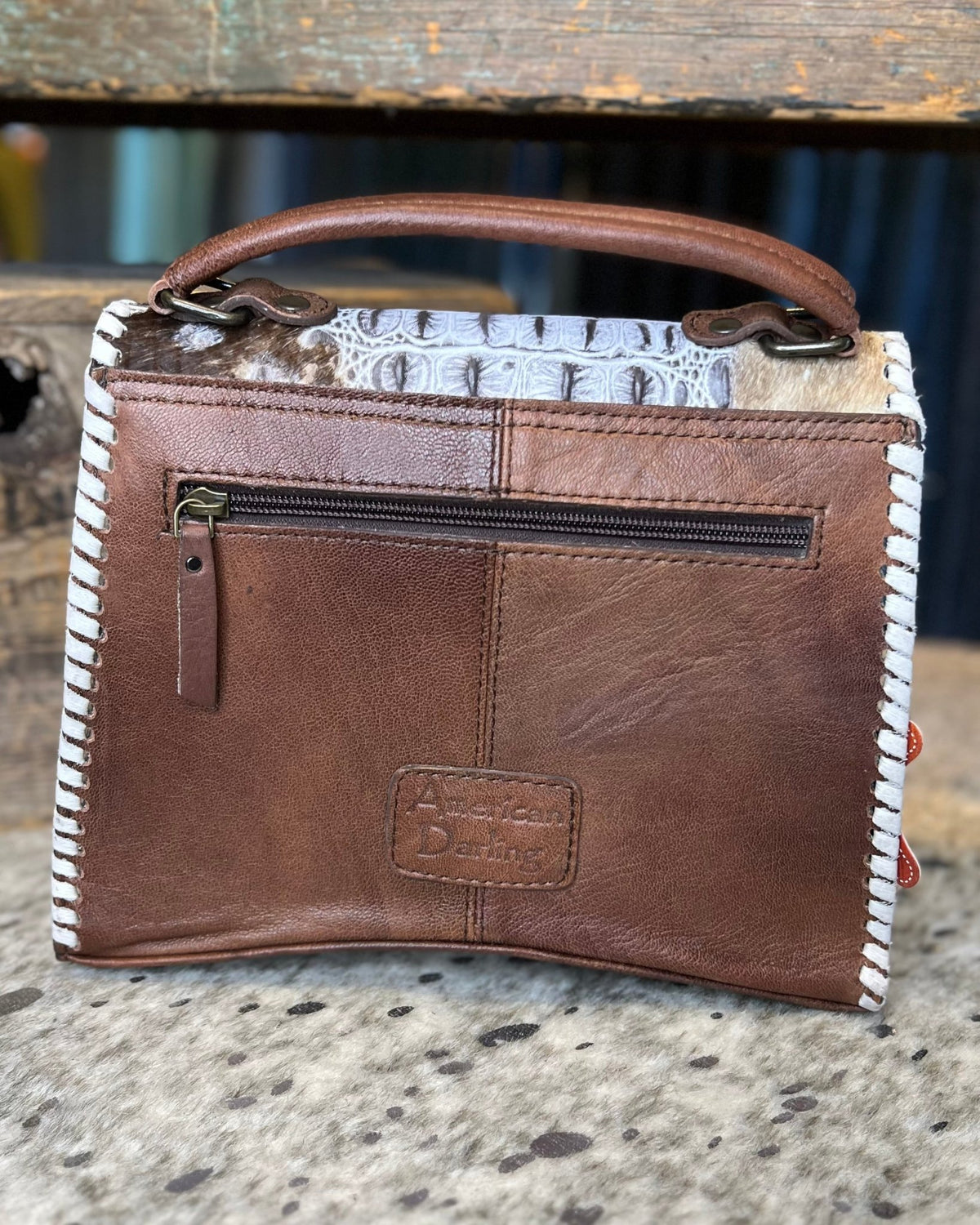 Mixed Hide Bag 516 - Vintage Vault Boutique