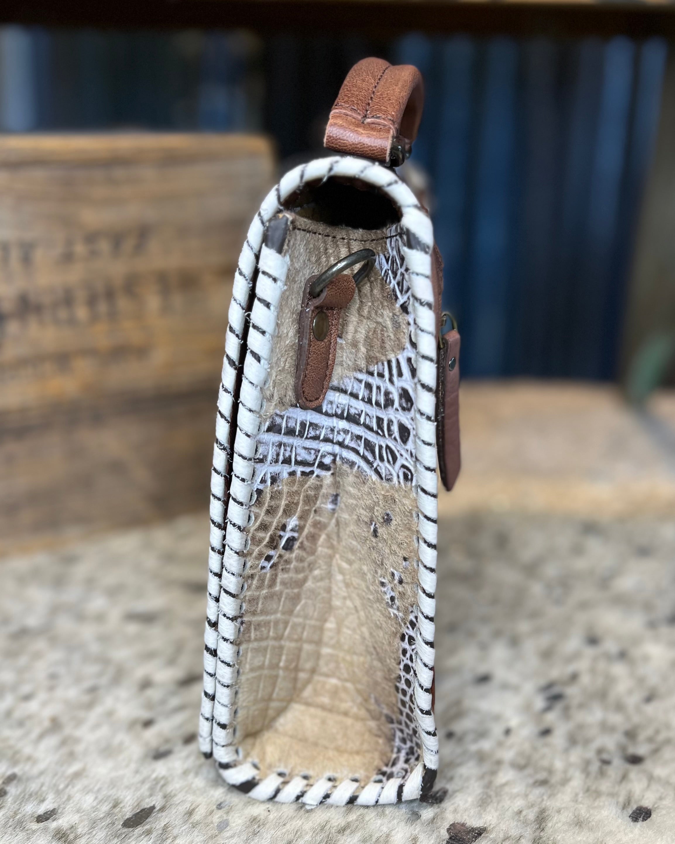 Mixed Hide Bag