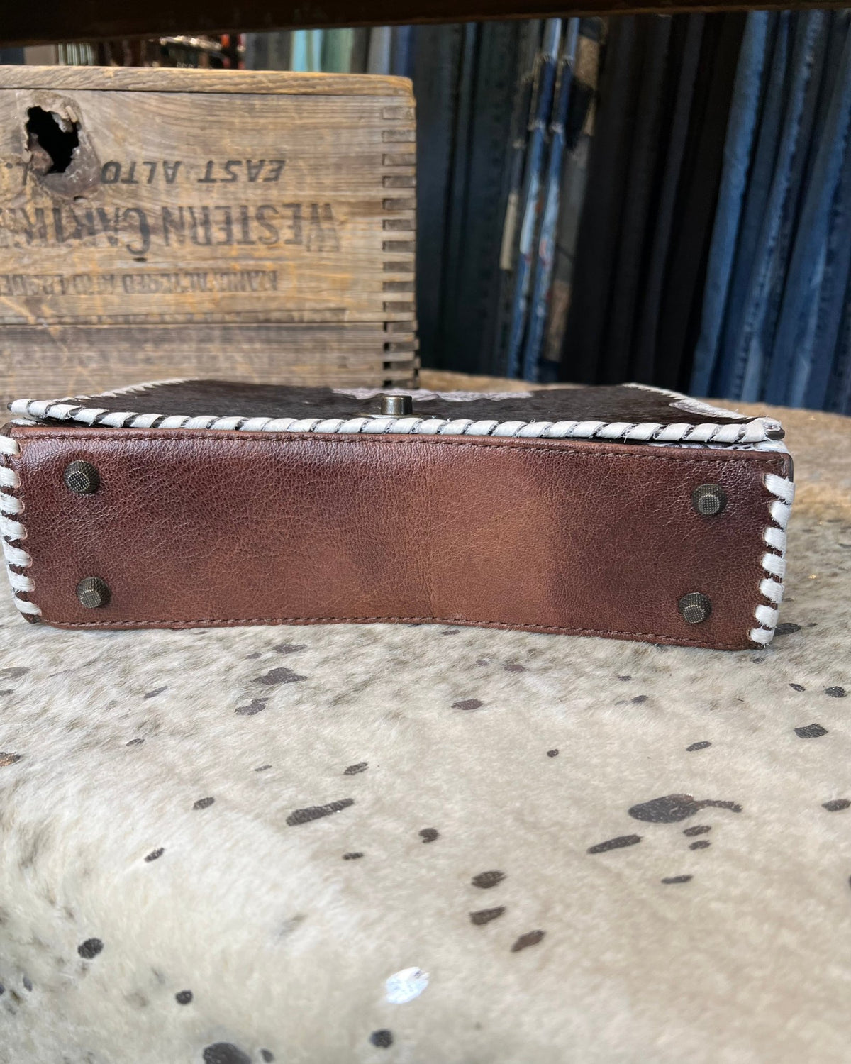 Mixed Hide Bag 516 - Vintage Vault Boutique