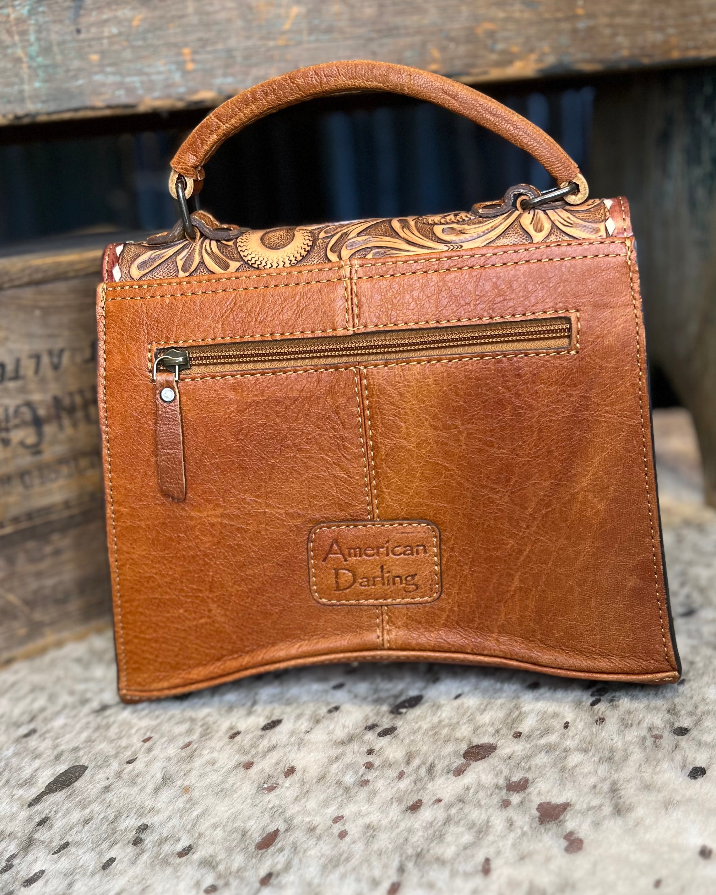 Tooled Handbag