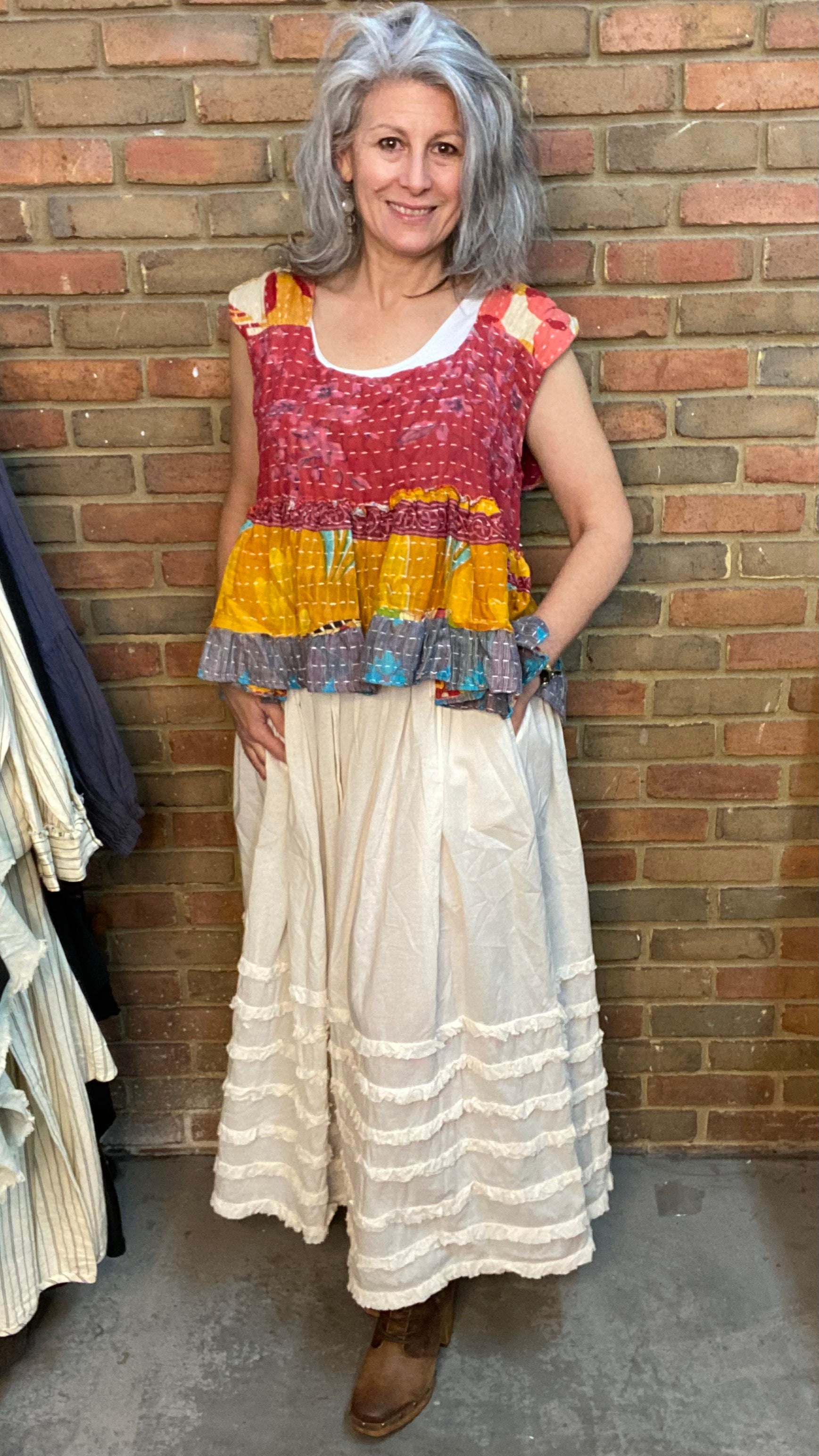 Plain Jane Ruffle Skirt