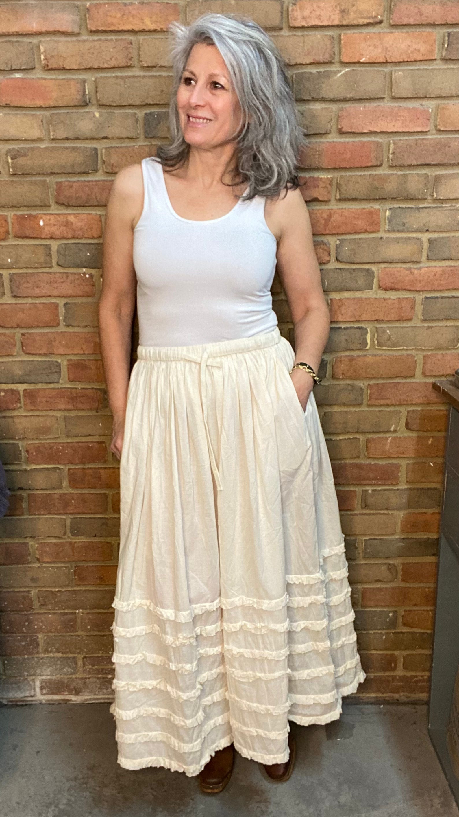 Plain Jane Ruffle Skirt