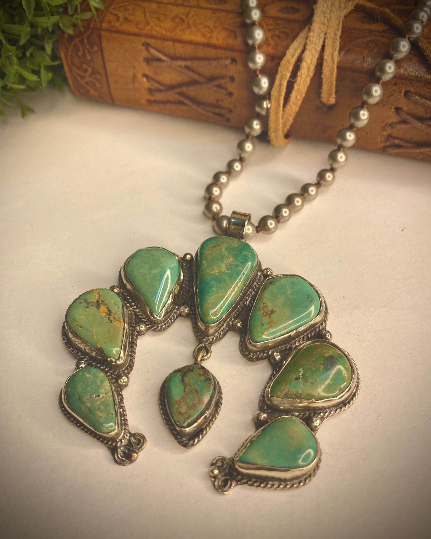 Naja on Ball Chain Necklace - Vintage Vault Boutique