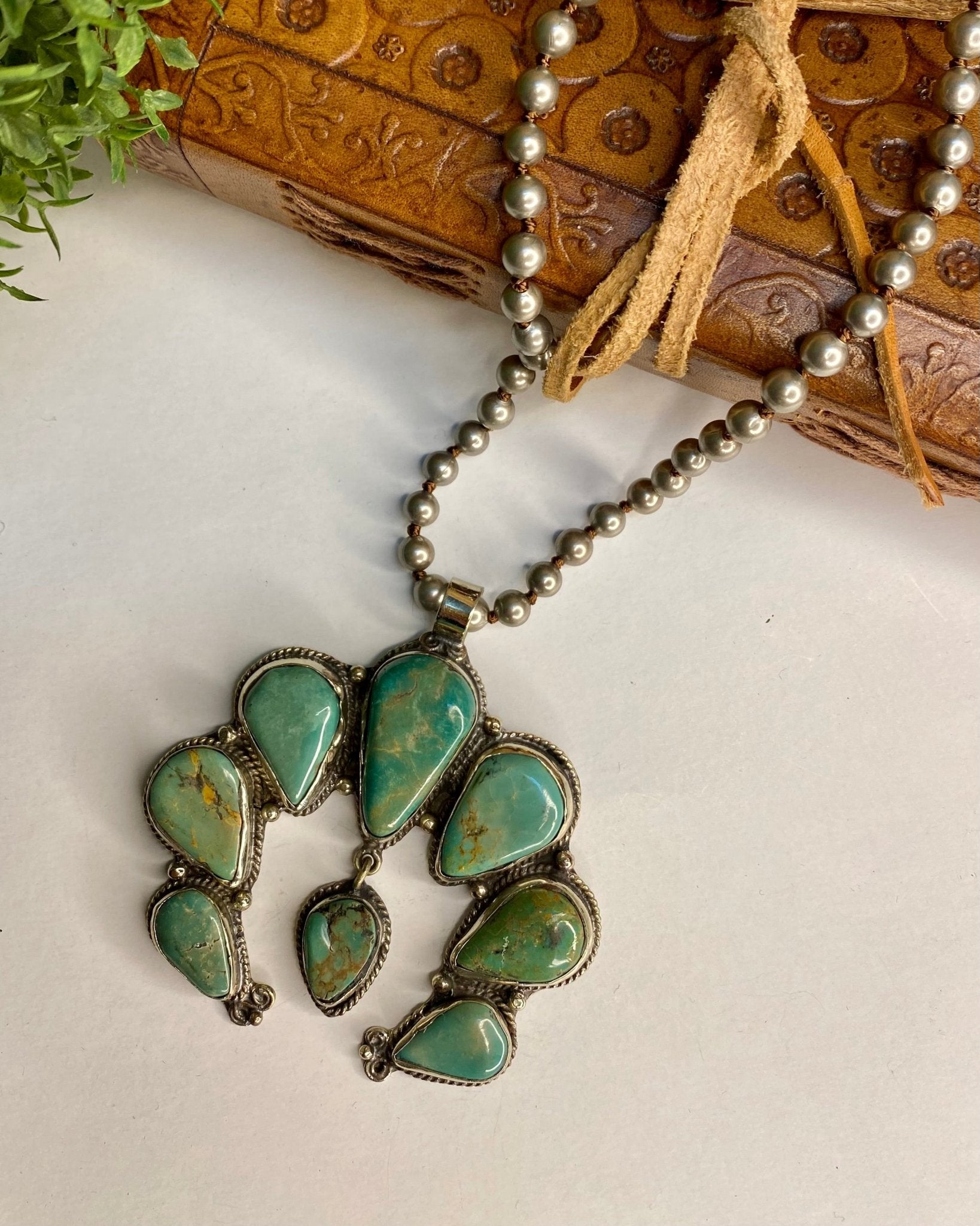 Naja on Ball Chain Necklace - Vintage Vault Boutique