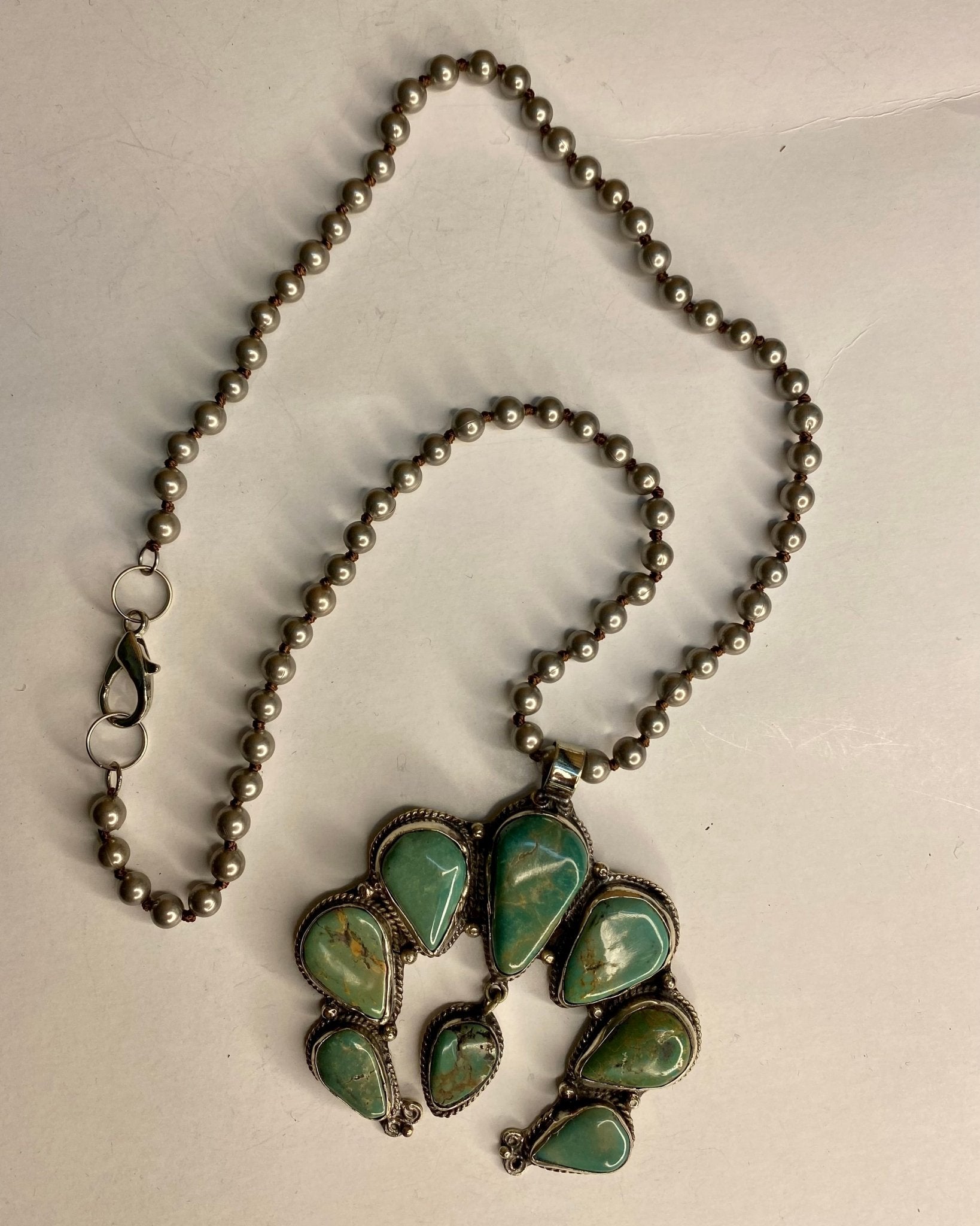 Naja on Ball Chain Necklace - Vintage Vault Boutique