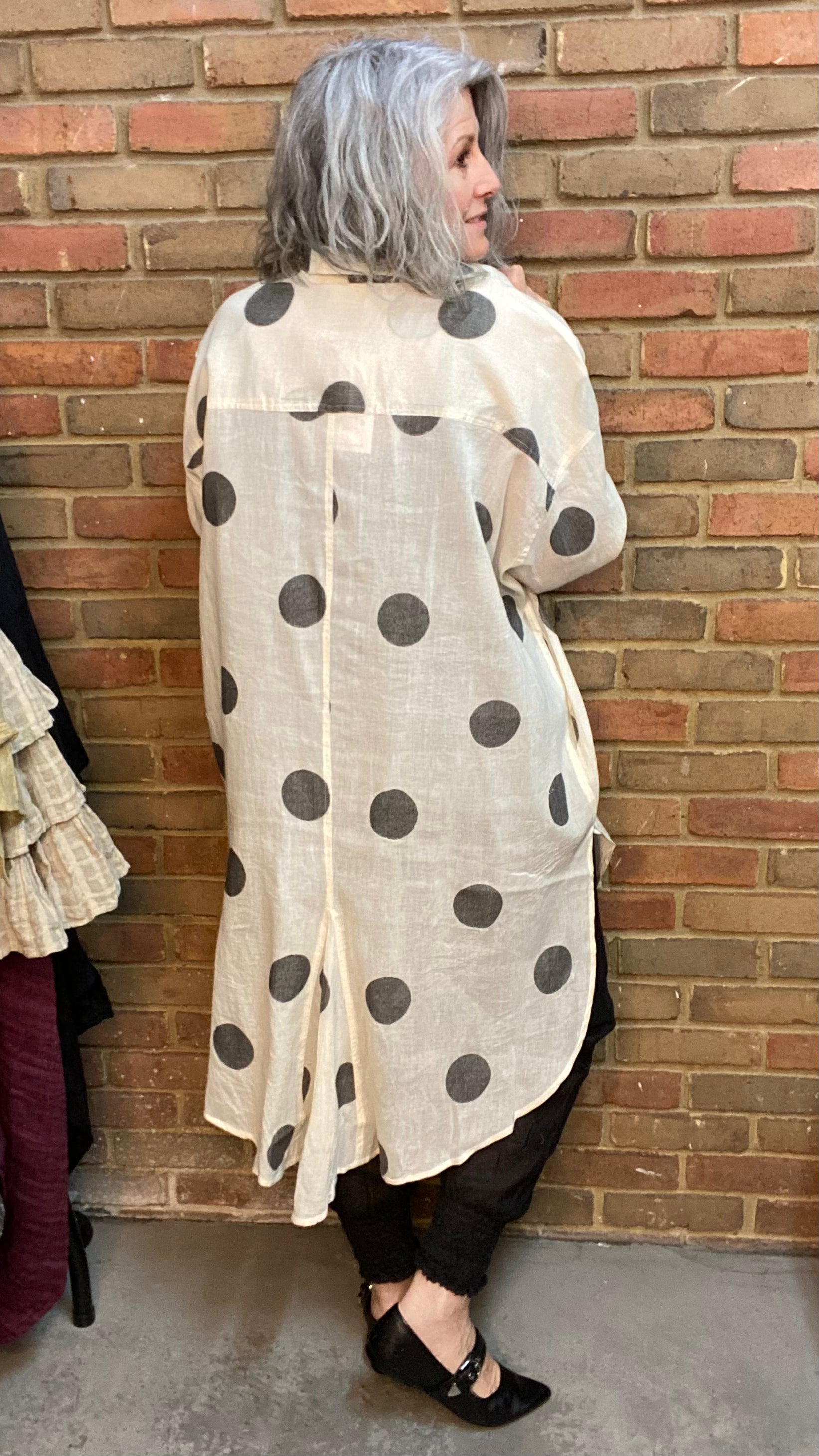Polka Dot Shirt One Size