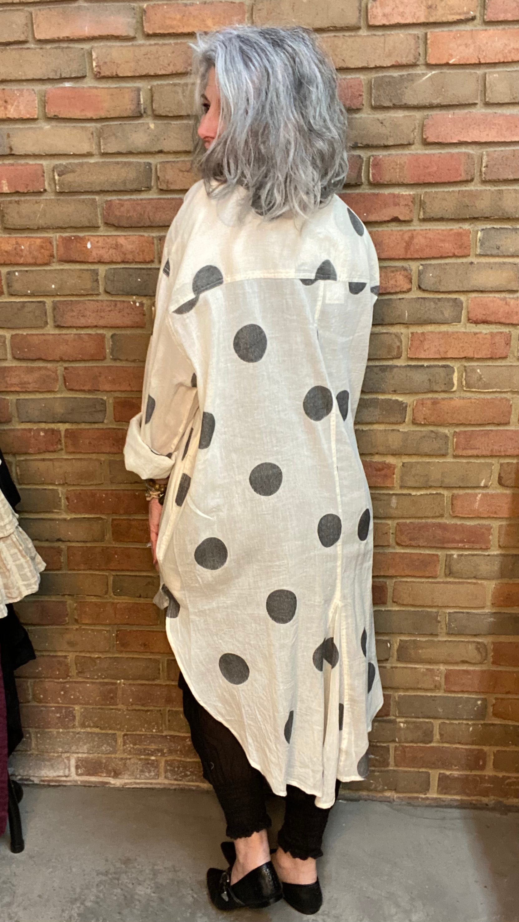 Polka Dot Shirt One Size