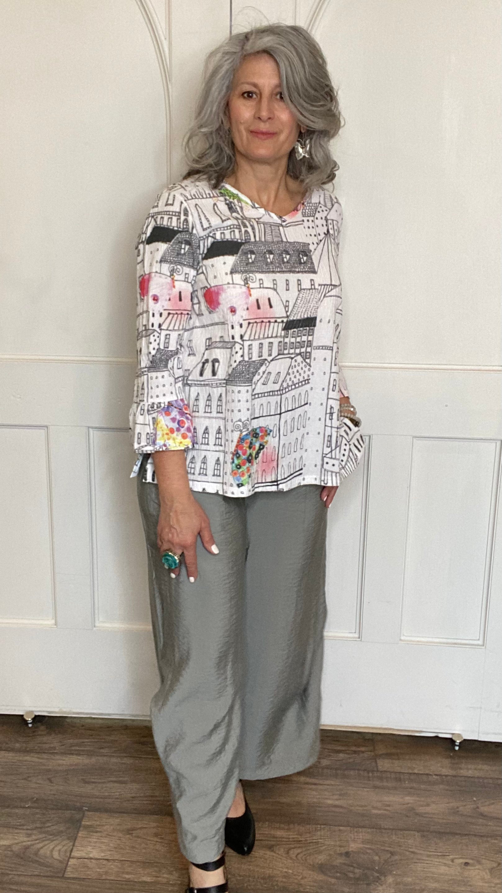 Butterfly Print Top