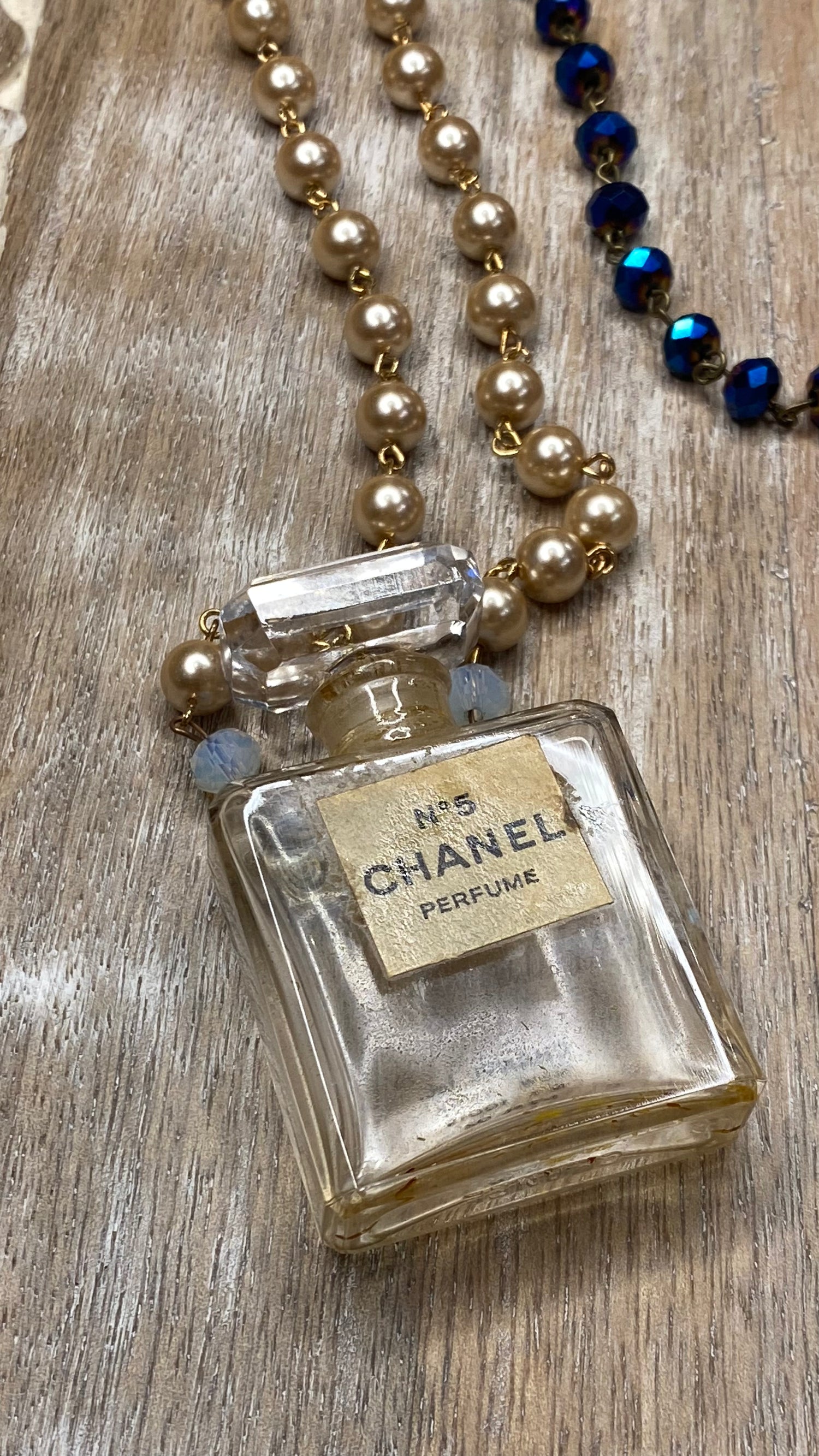 Chanel Perfume Bottle Necklace