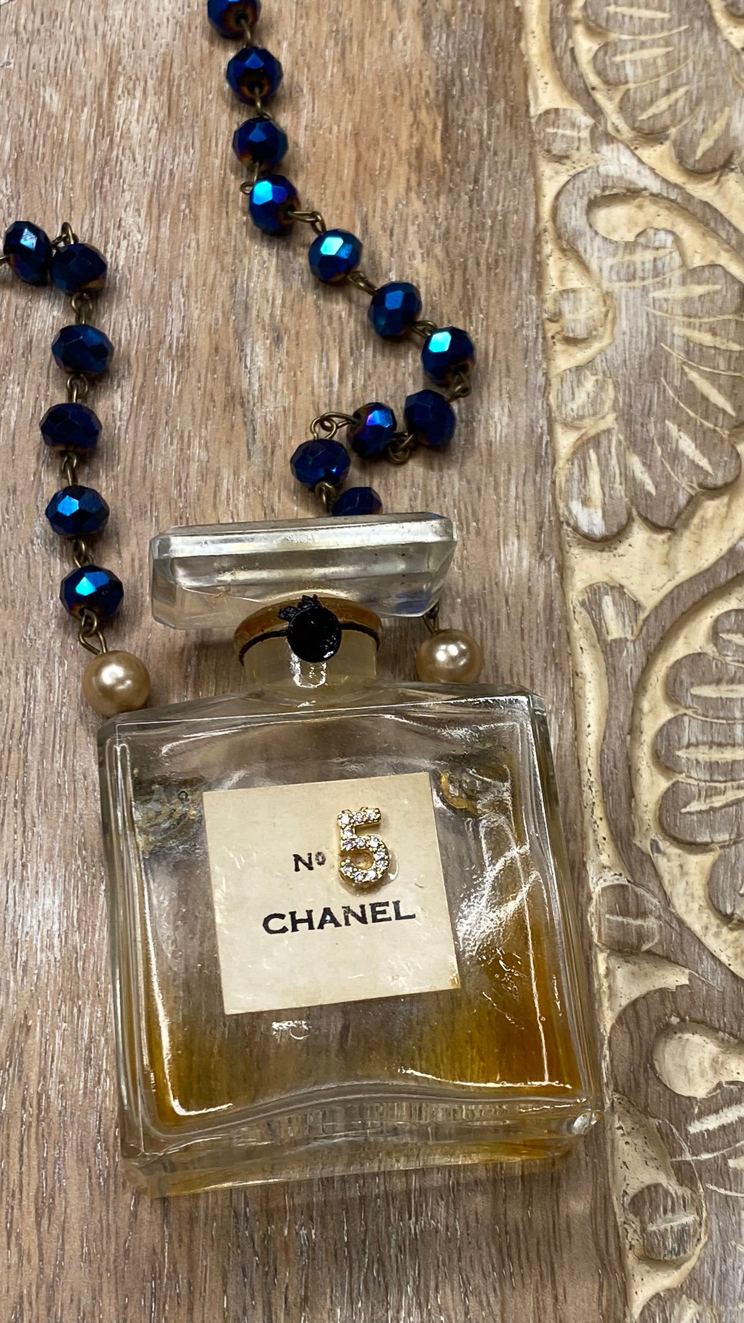 Chanel Perfume Bottle Necklace